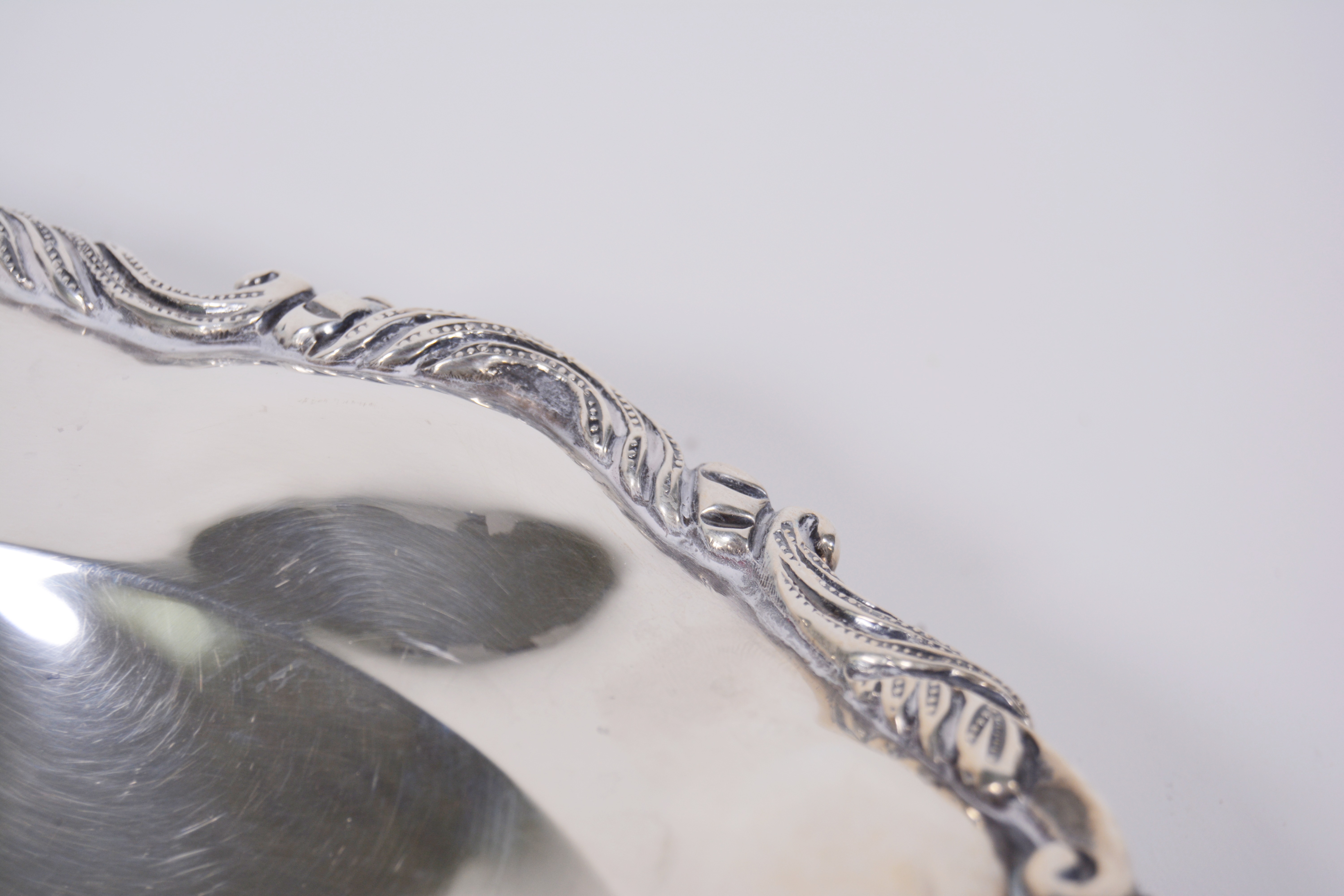 Mexican Silversmith Lilyan Sterling Silver Oval Platter