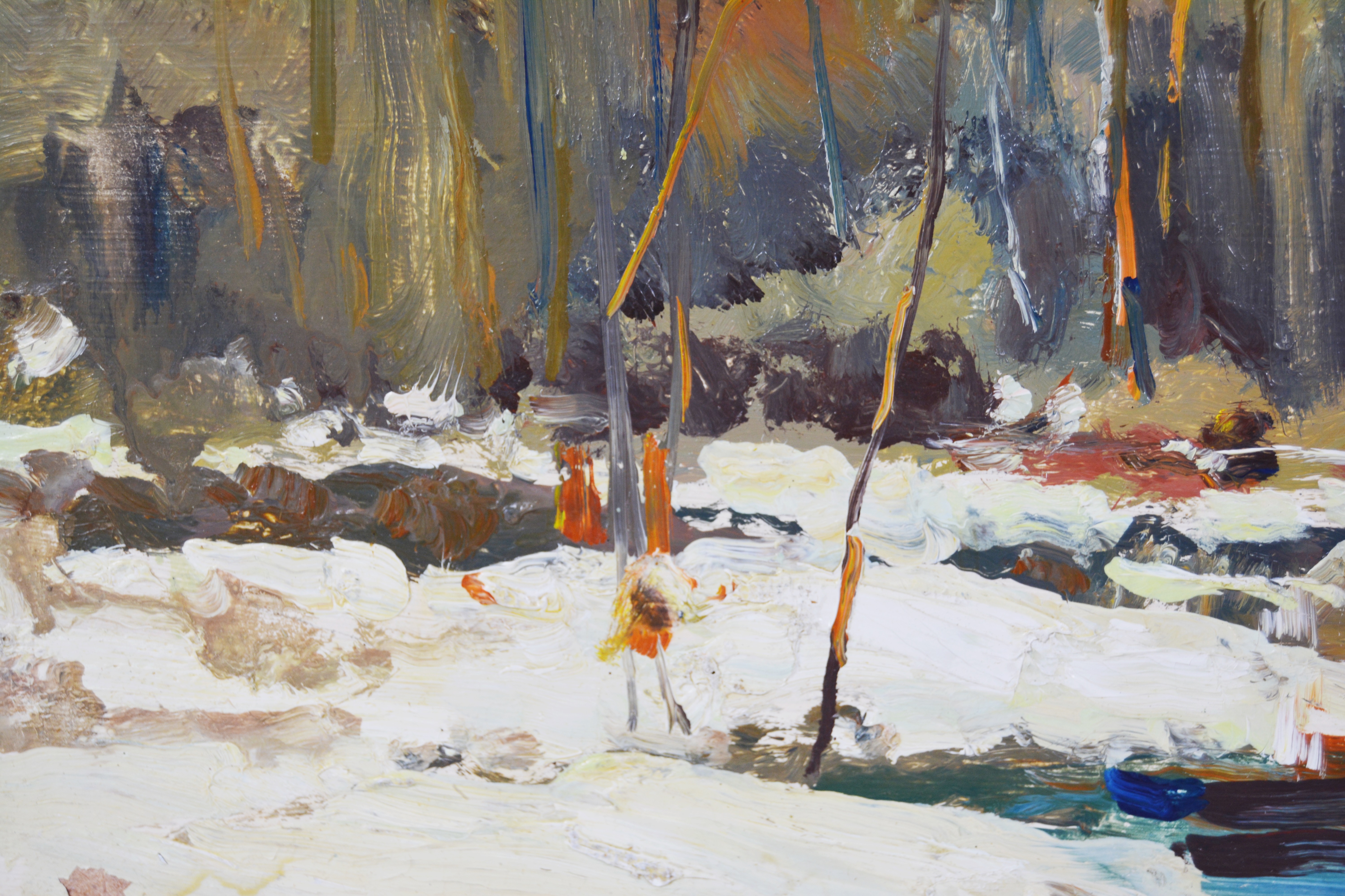 Chauncey Foster Ryder Oil Painting of Landscape