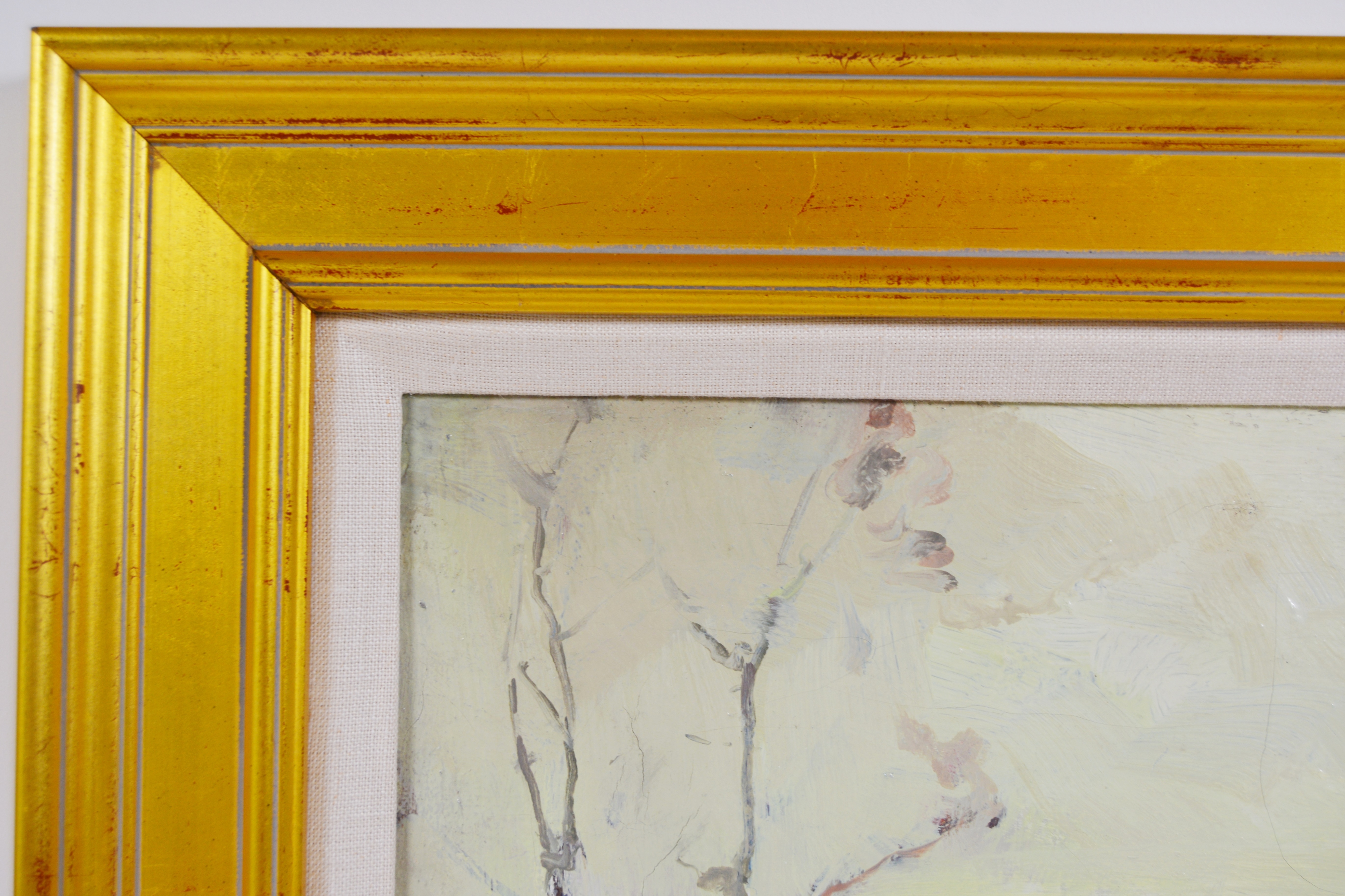 Chauncey Foster Ryder Oil Painting of Village Landscape