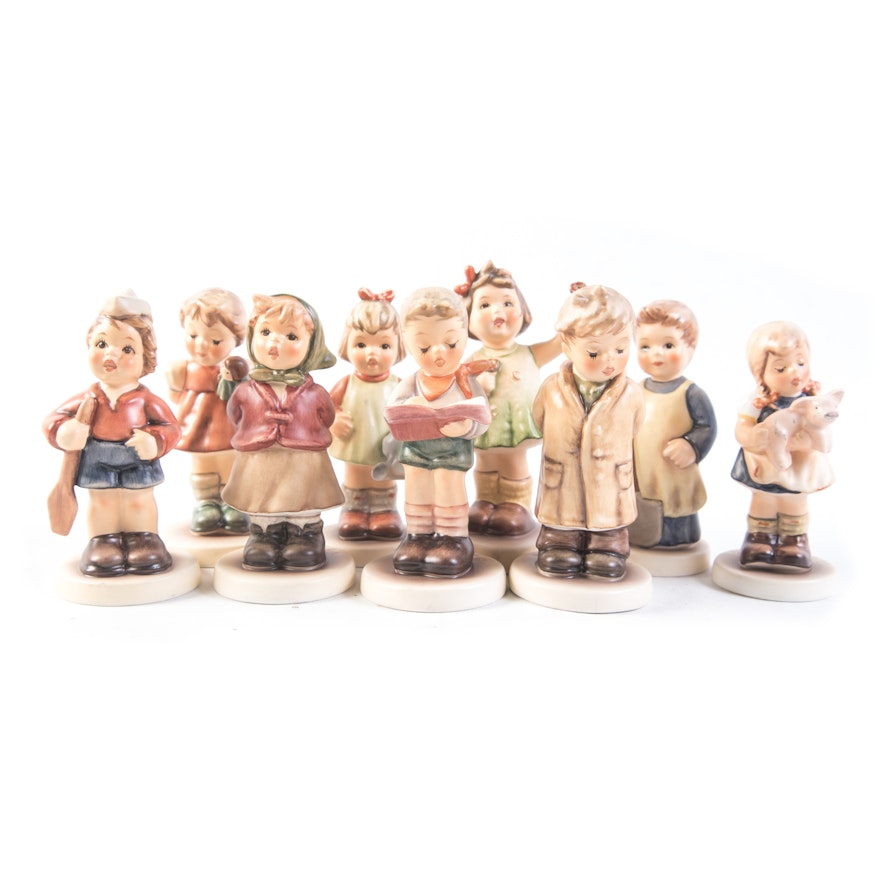 Nine Hummel Figurines