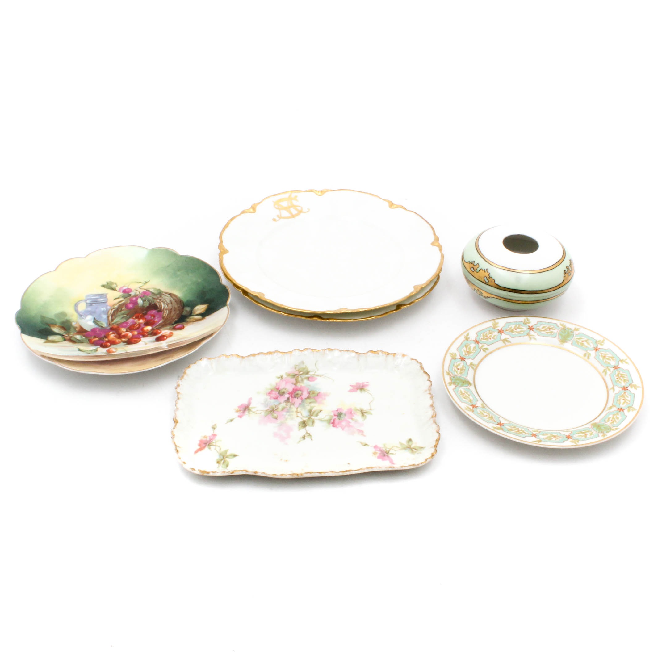 Tableware Featuring Limoges and Haviland