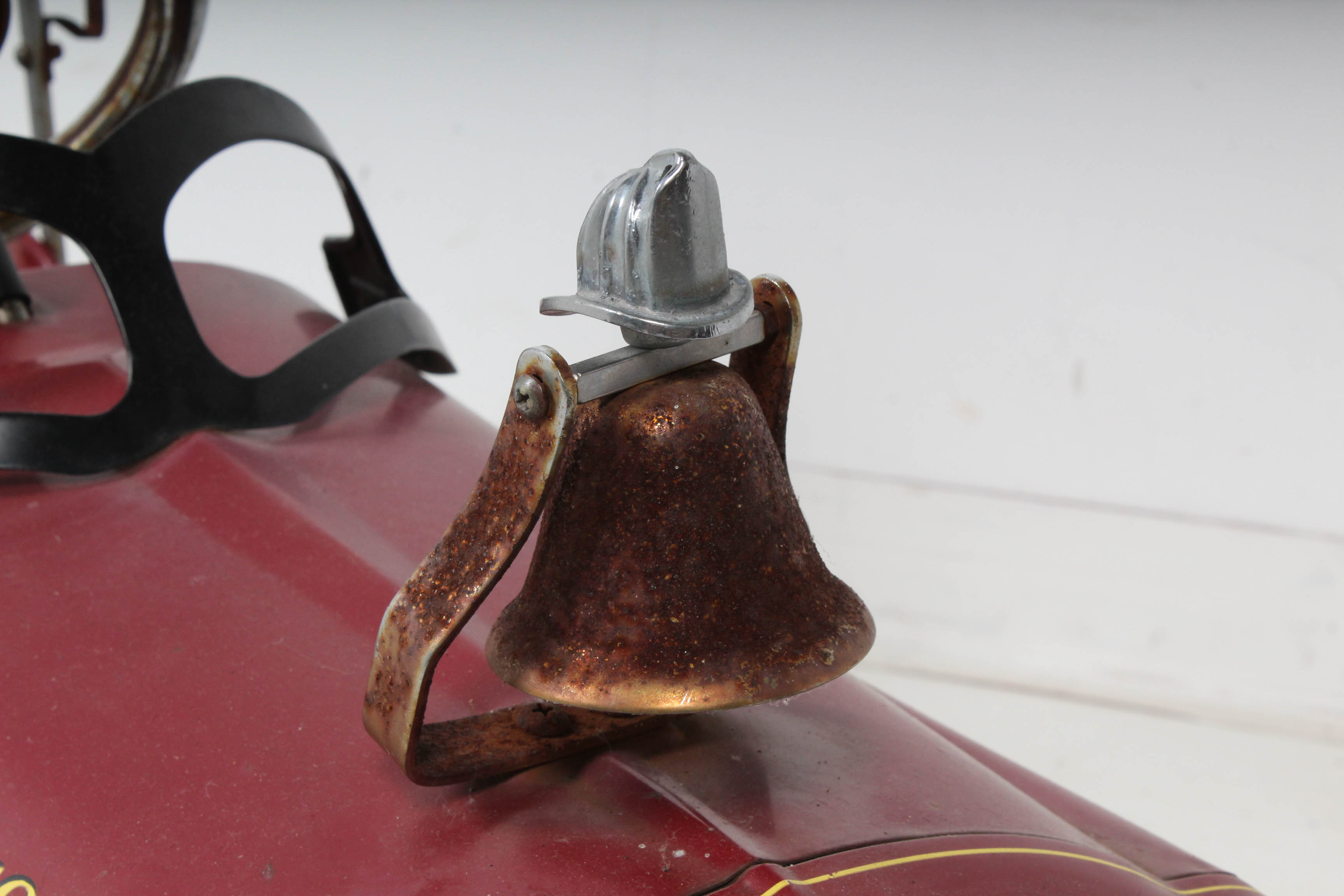 Vintage Gearbox Fire Truck Pedal Car