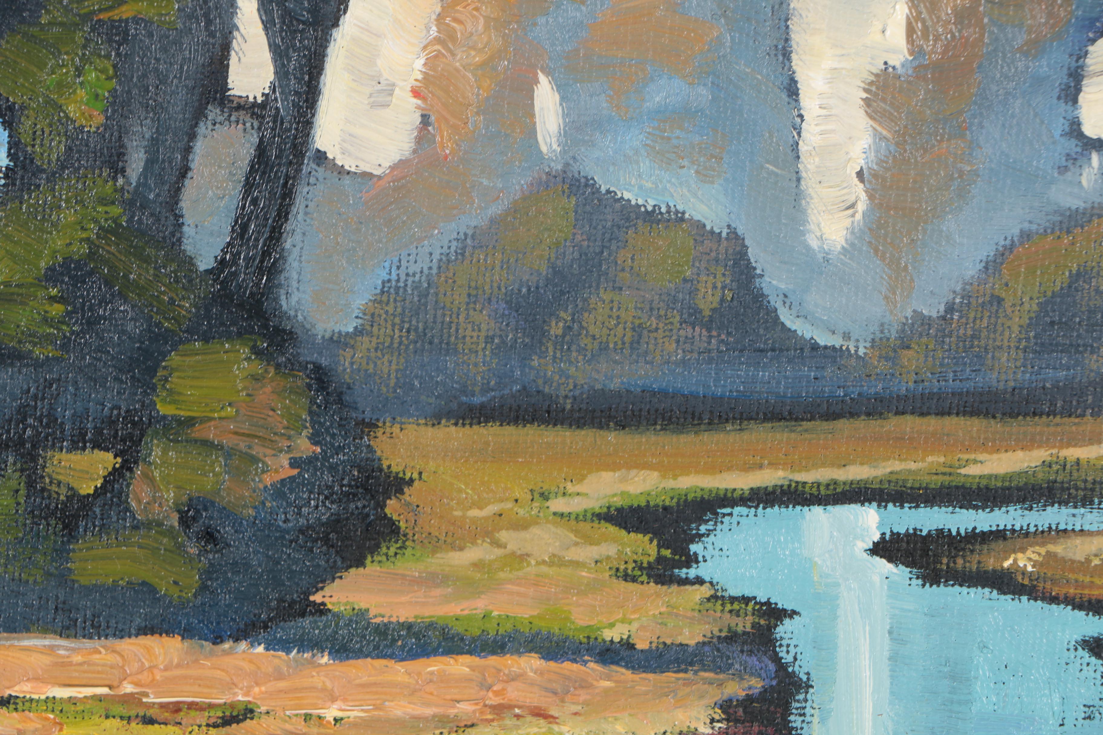 William Hawkins Oil Painting