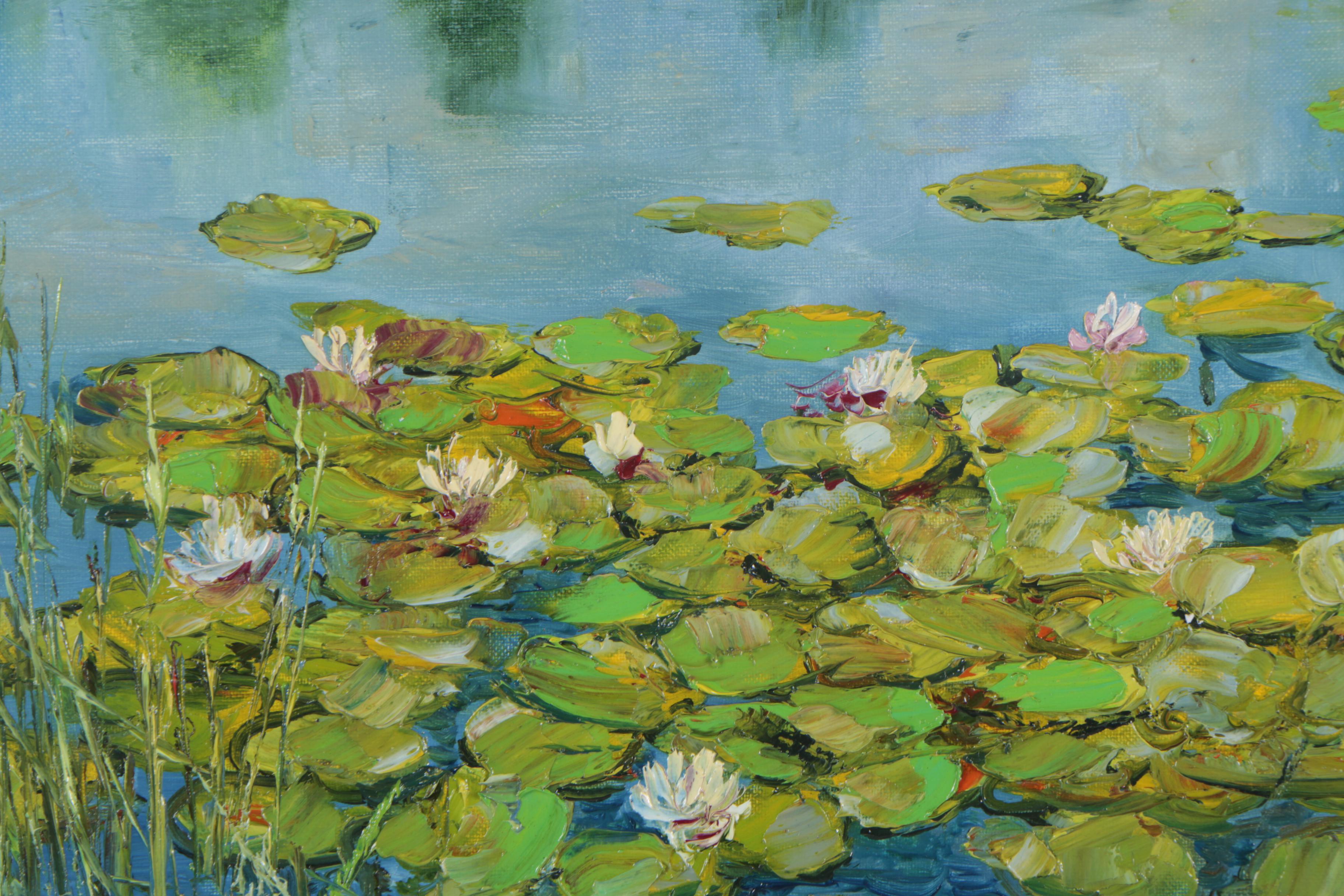 Garncarek Aleksander Oil Painting "Nenufary"