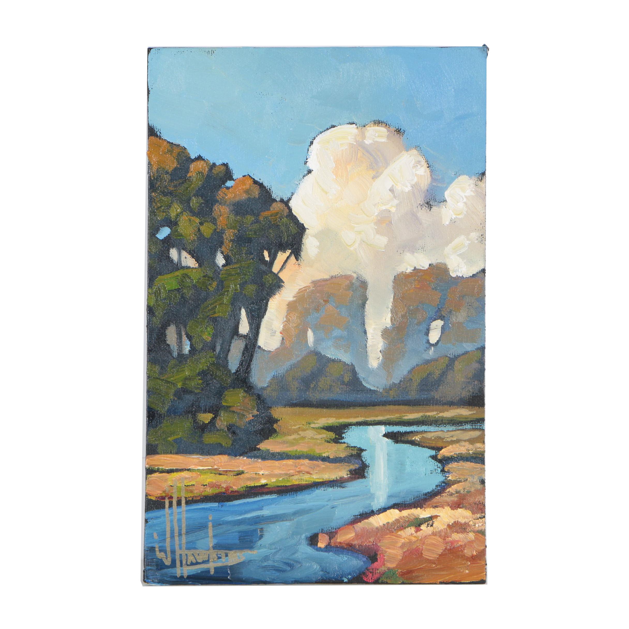 William Hawkins Oil Painting