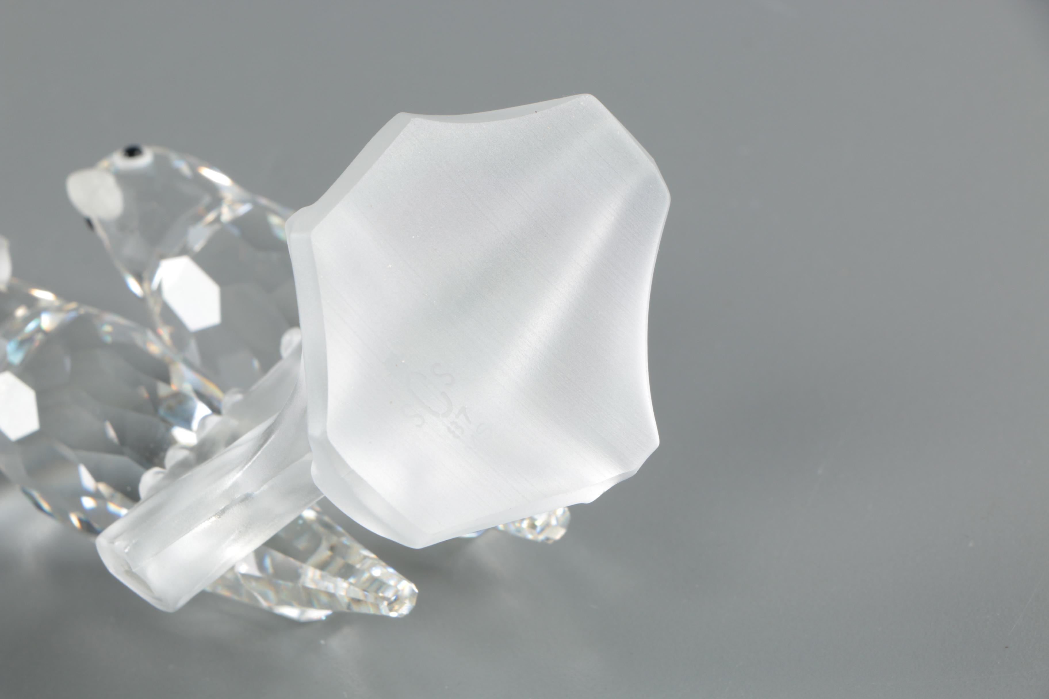 Swarovski Crystal Society 1987 "Togetherness" Annual Edition Lovebirds Figurine