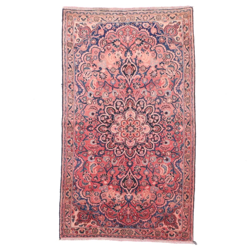 Hand-Knotted Persian Accent Rug