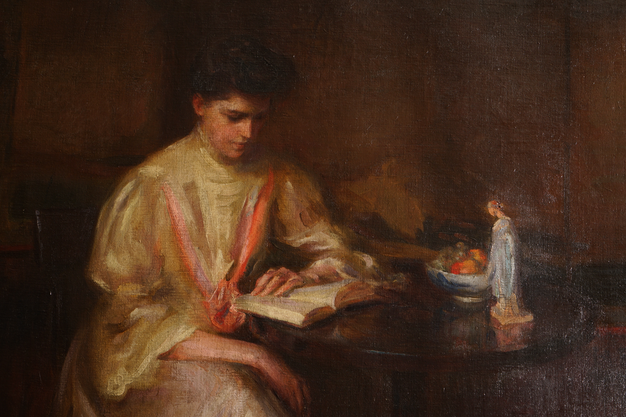 Mary Brewster Hazelton Oil Portrait Painting