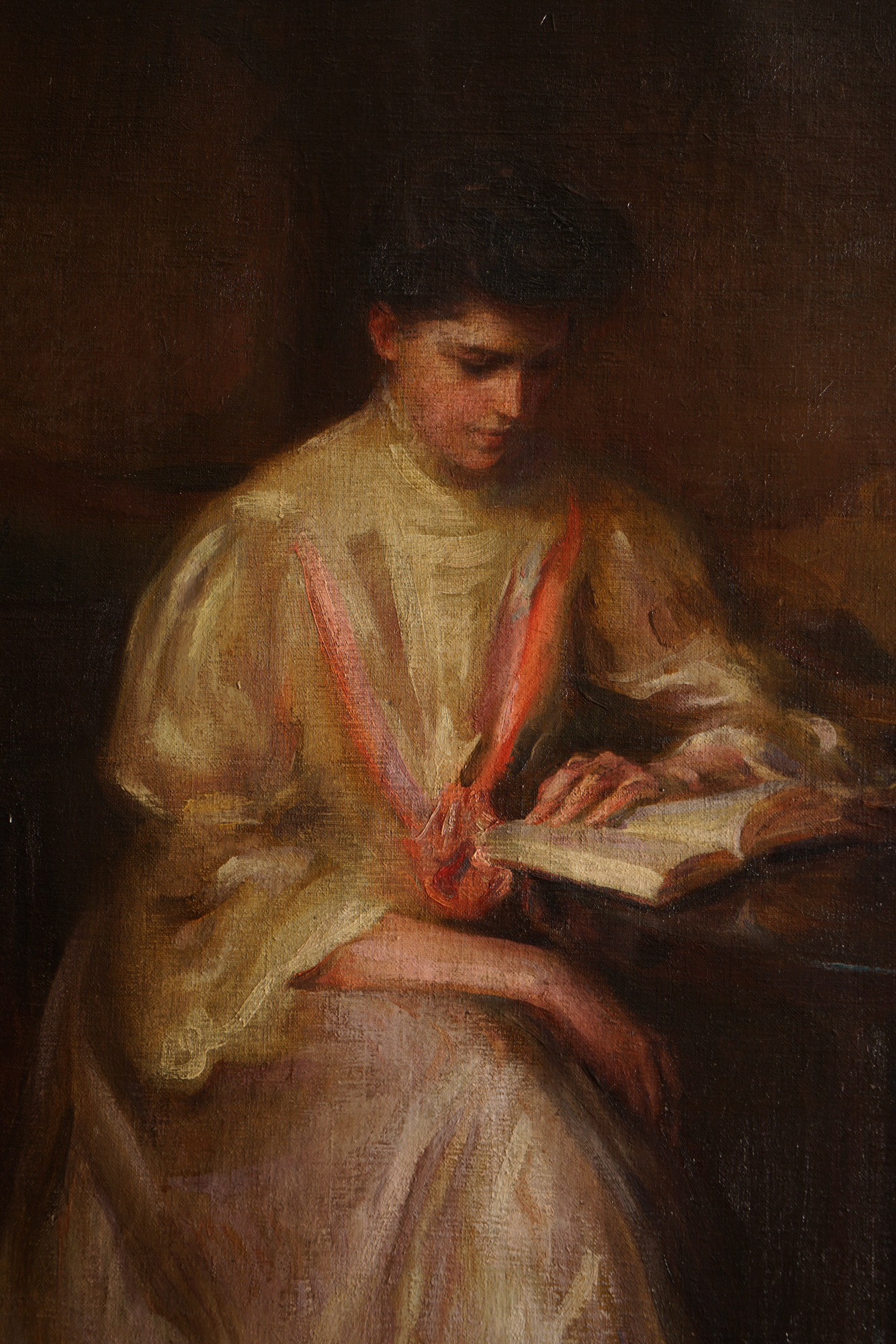 Mary Brewster Hazelton Oil Portrait Painting