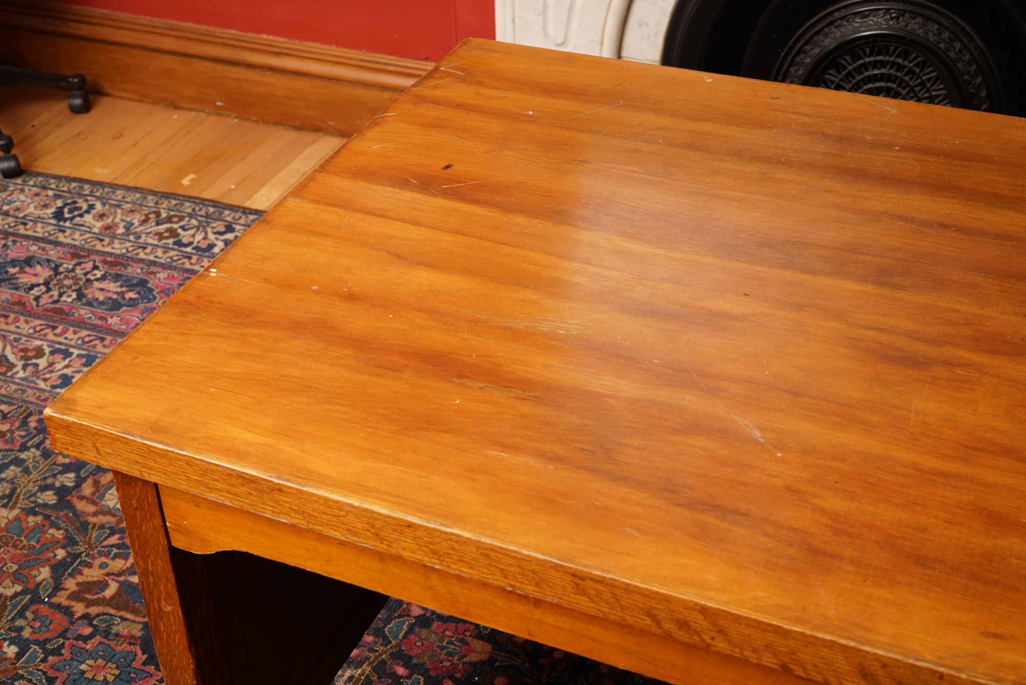 Vintage Tiger Oak Desk