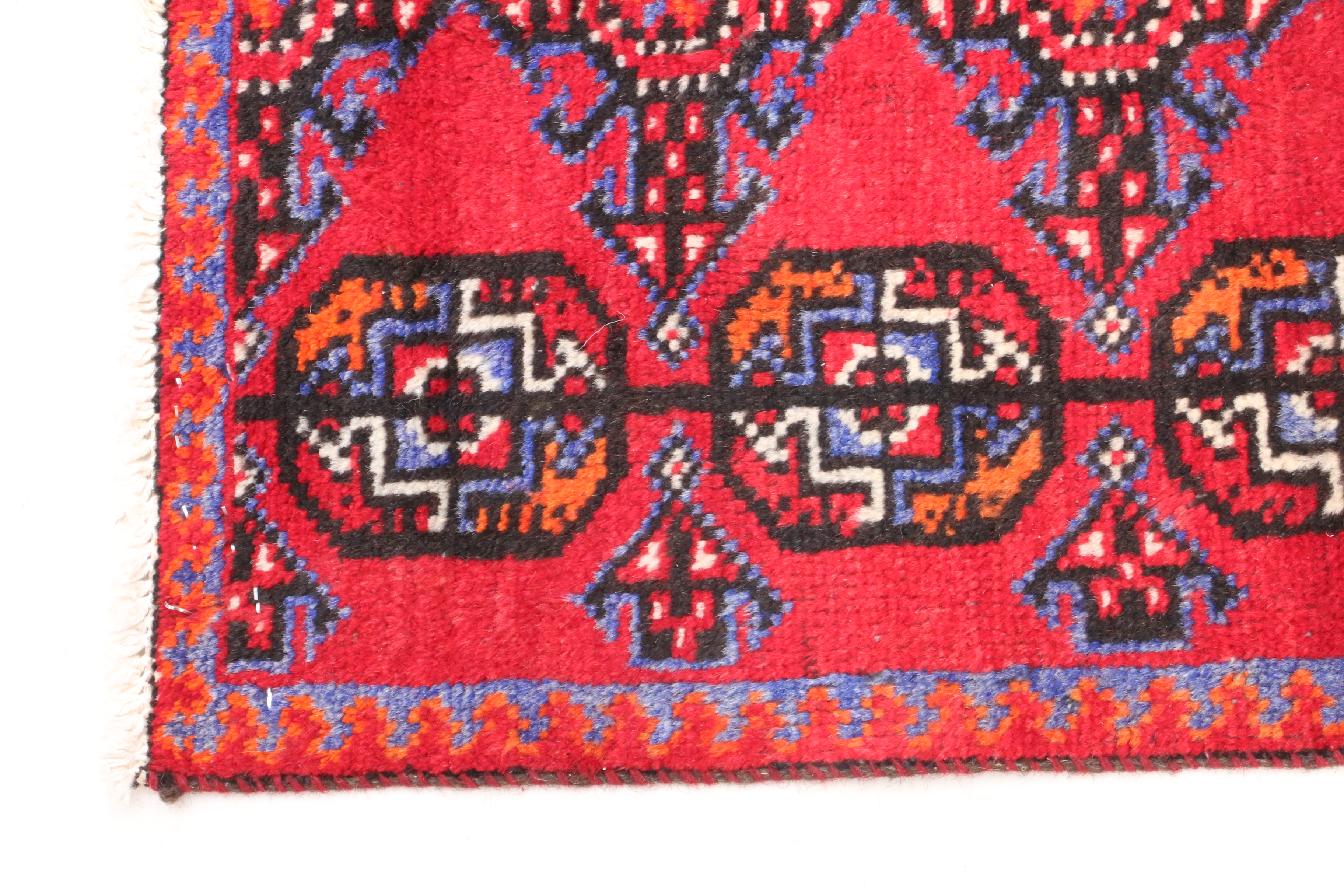 Hand-Knotted Indo-Persian Carpet Runner