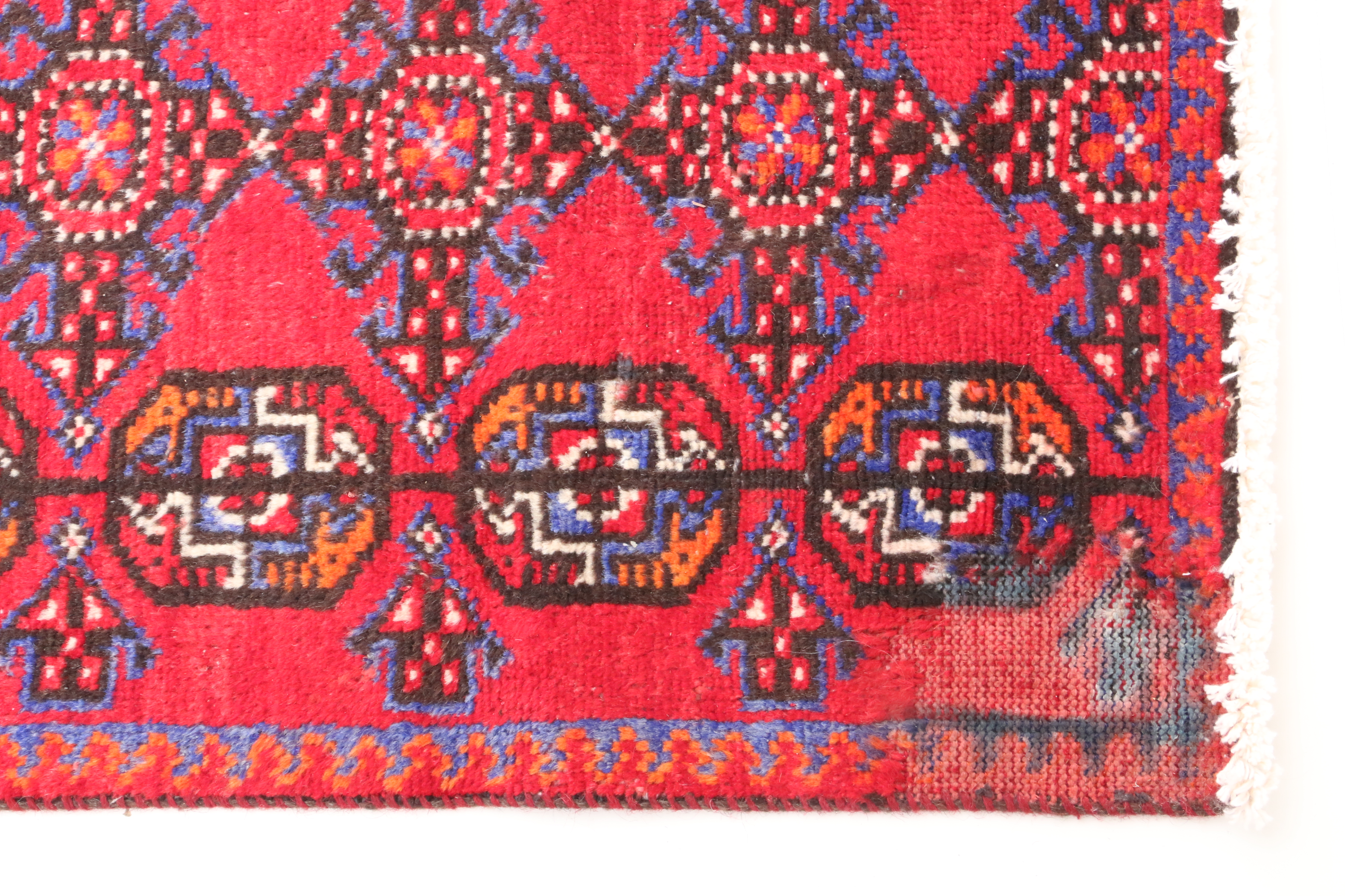 Hand-Knotted Indo-Persian Carpet Runner
