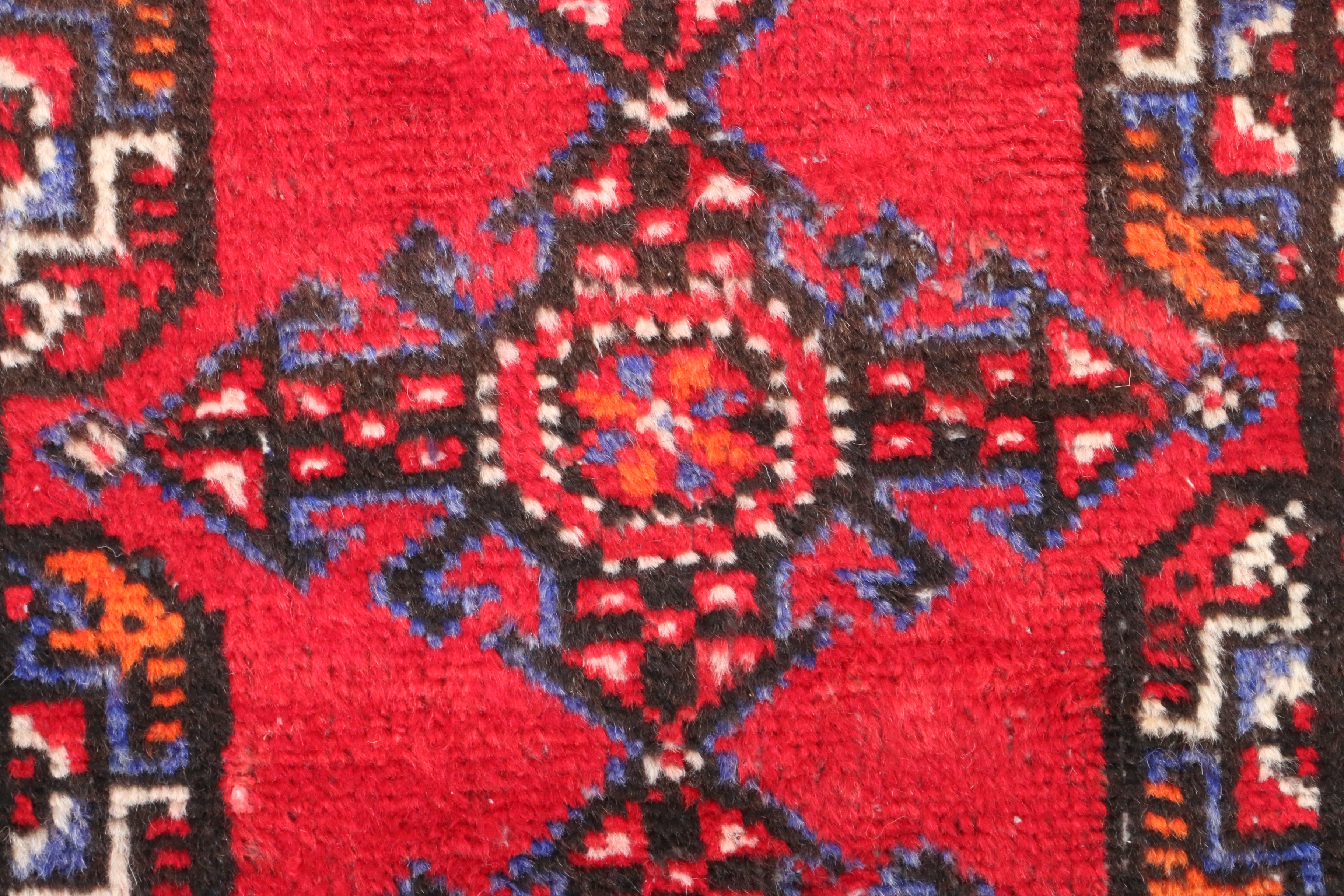 Hand-Knotted Indo-Persian Carpet Runner