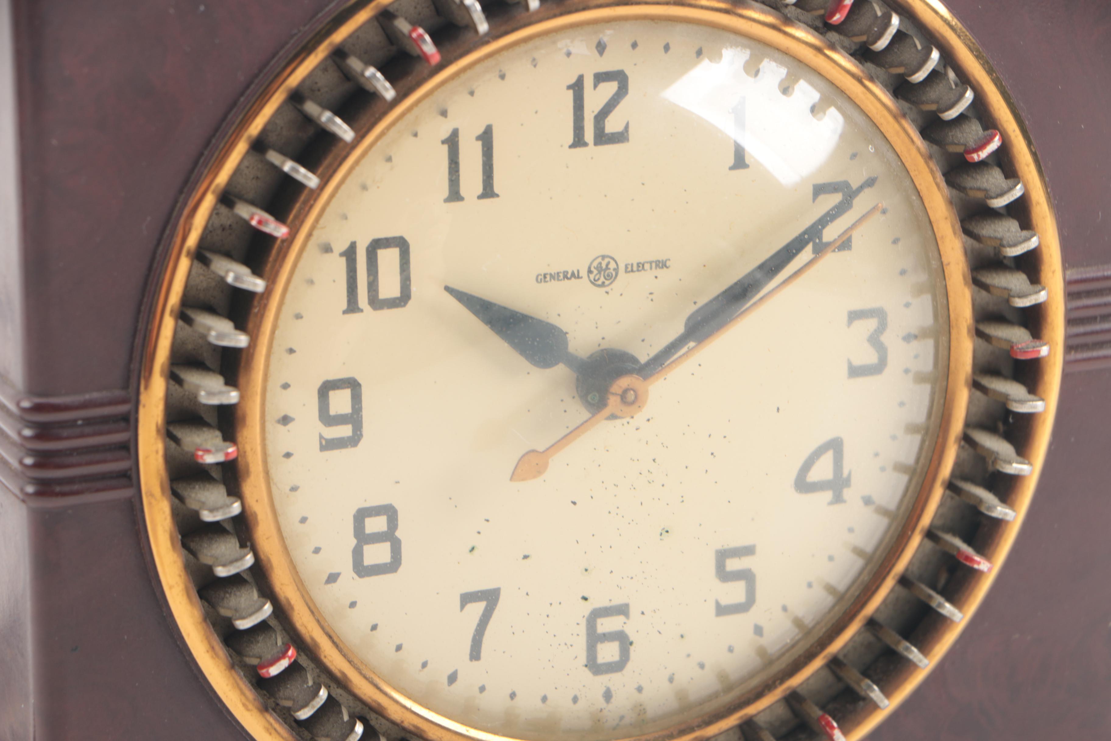 Vintage Bakelite and Telechron and General Electric Shelf Clocks and Timer Clock