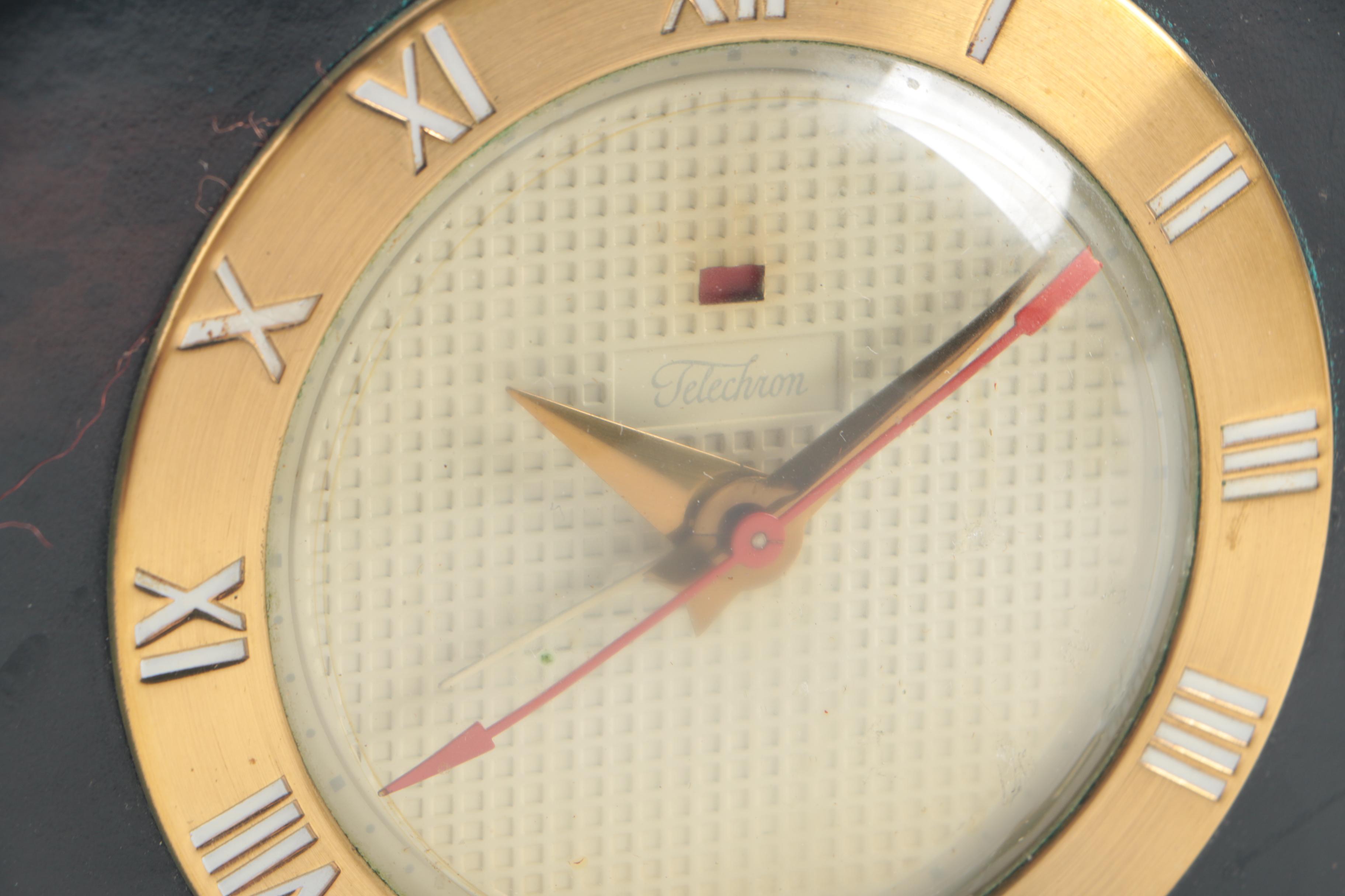 Vintage Bakelite and Telechron and General Electric Shelf Clocks and Timer Clock