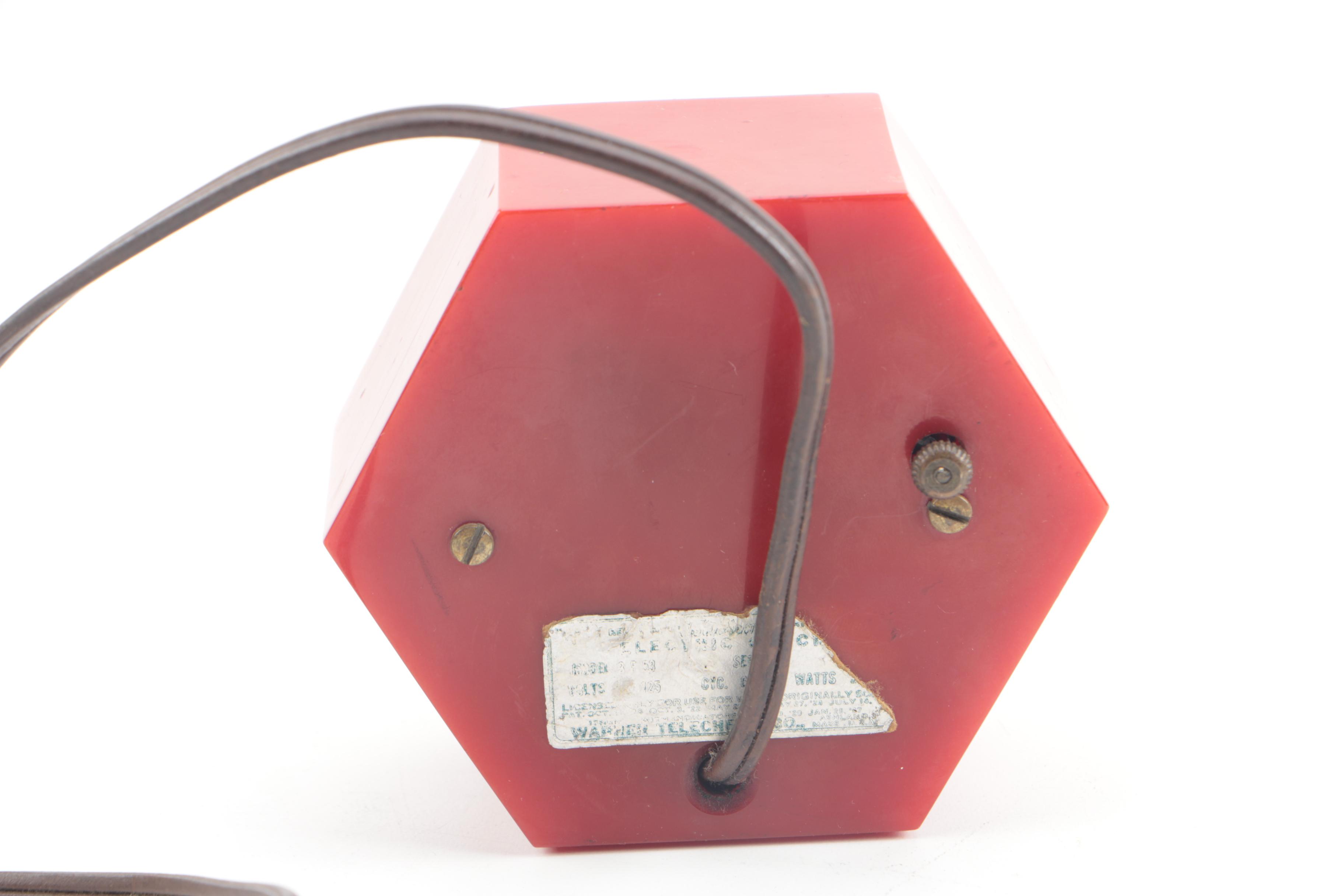 Vintage Bakelite and Telechron and General Electric Shelf Clocks and Timer Clock