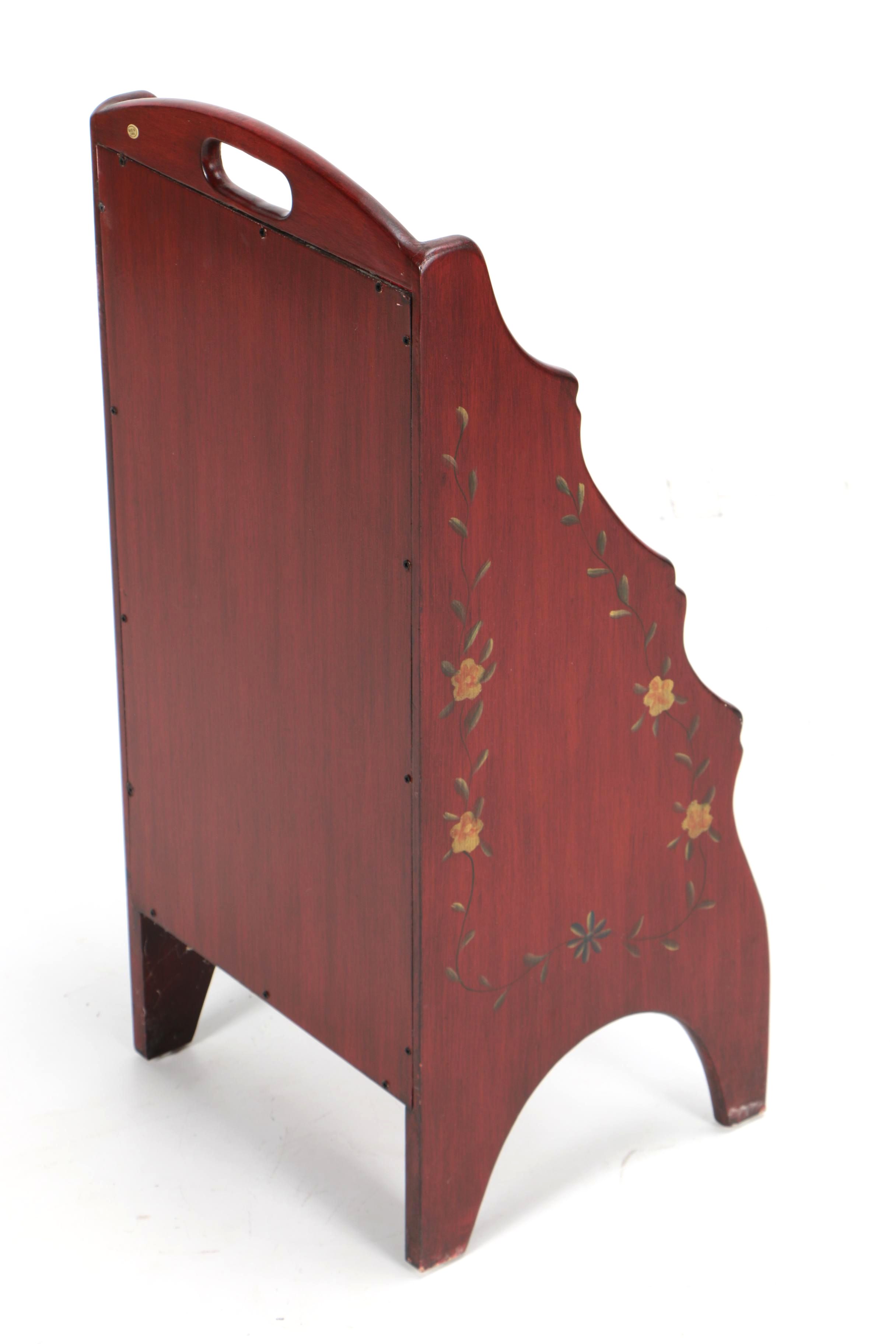 Wooden Chicken Themed Magazine Rack