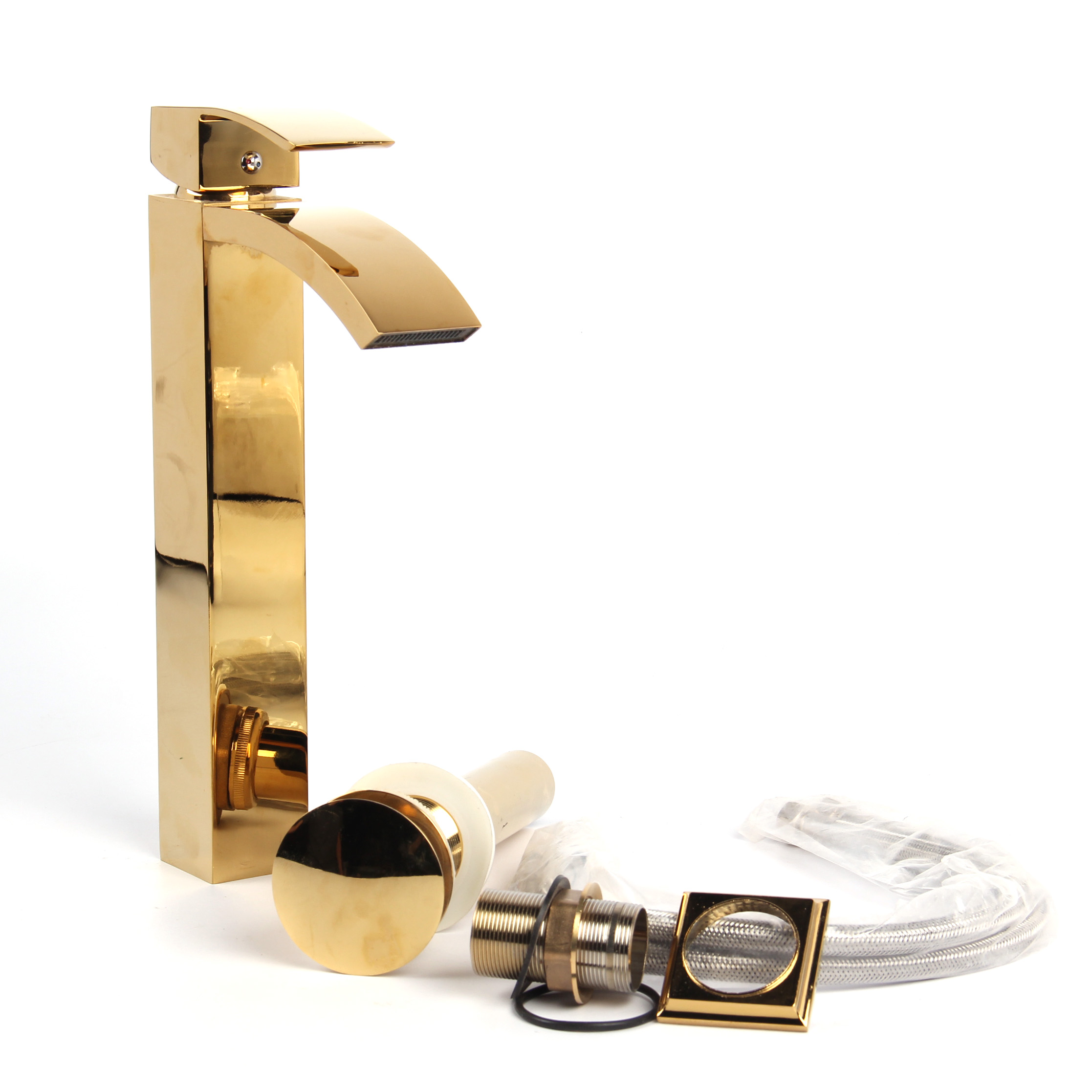 Wovier ISO 9001 Gold Tone Waterfall Faucet