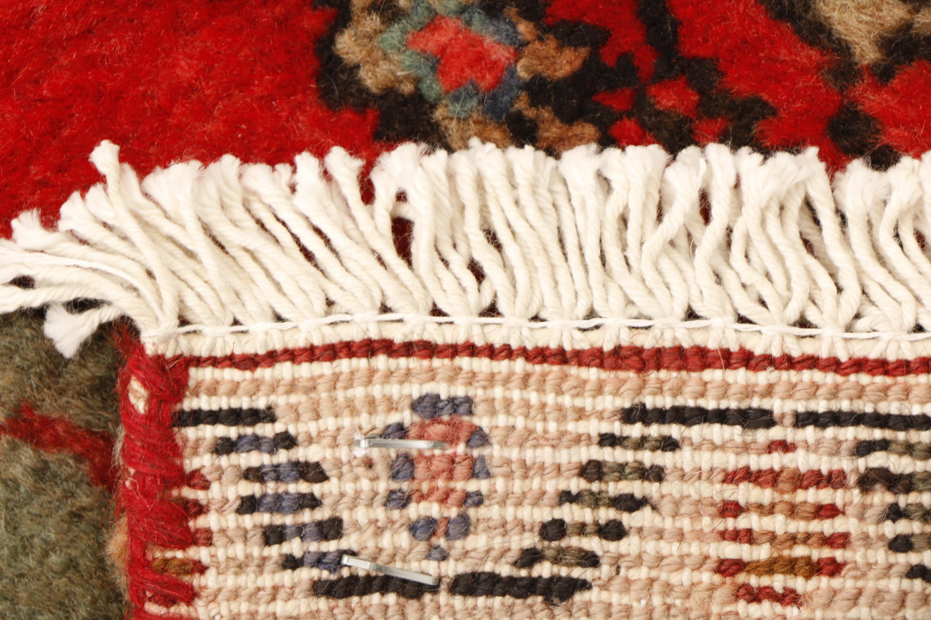 Hand-Knotted Persian Hamadan Carpet Runner