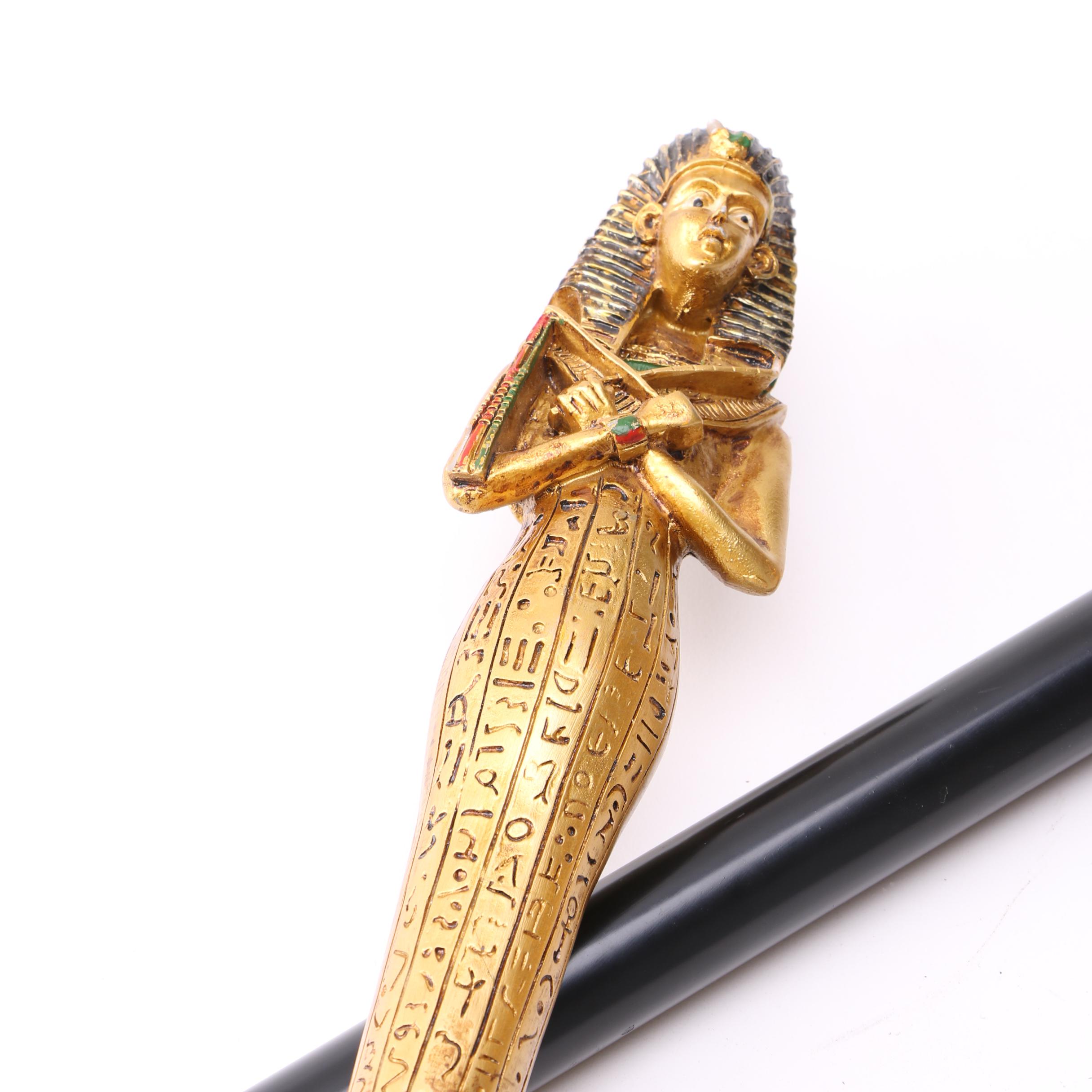 Chinese Egyptian Motif Sword Cane