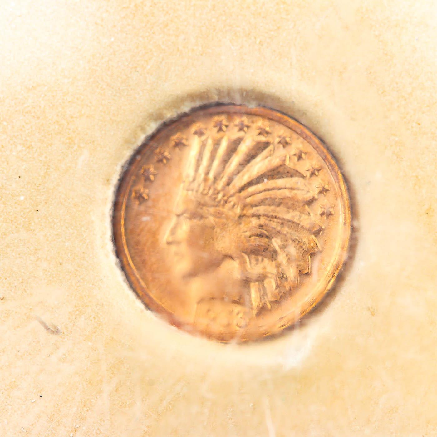 Miniature Replica $10 Indian Head 14 Karat Gold Eagle