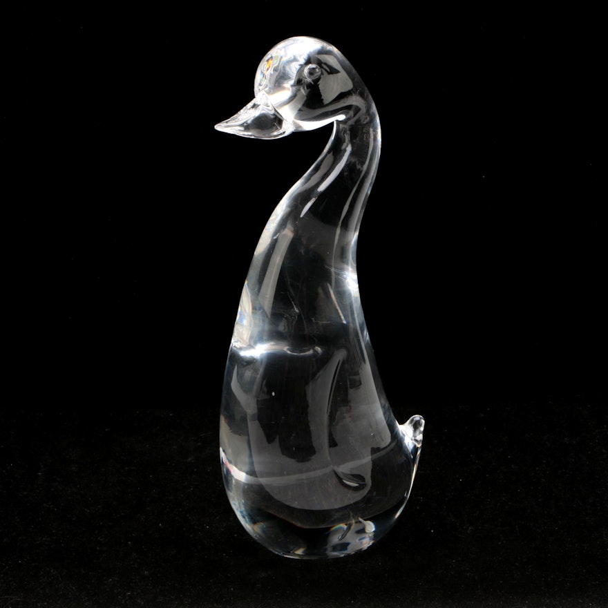 Steuben Glass "Duck" Figurine