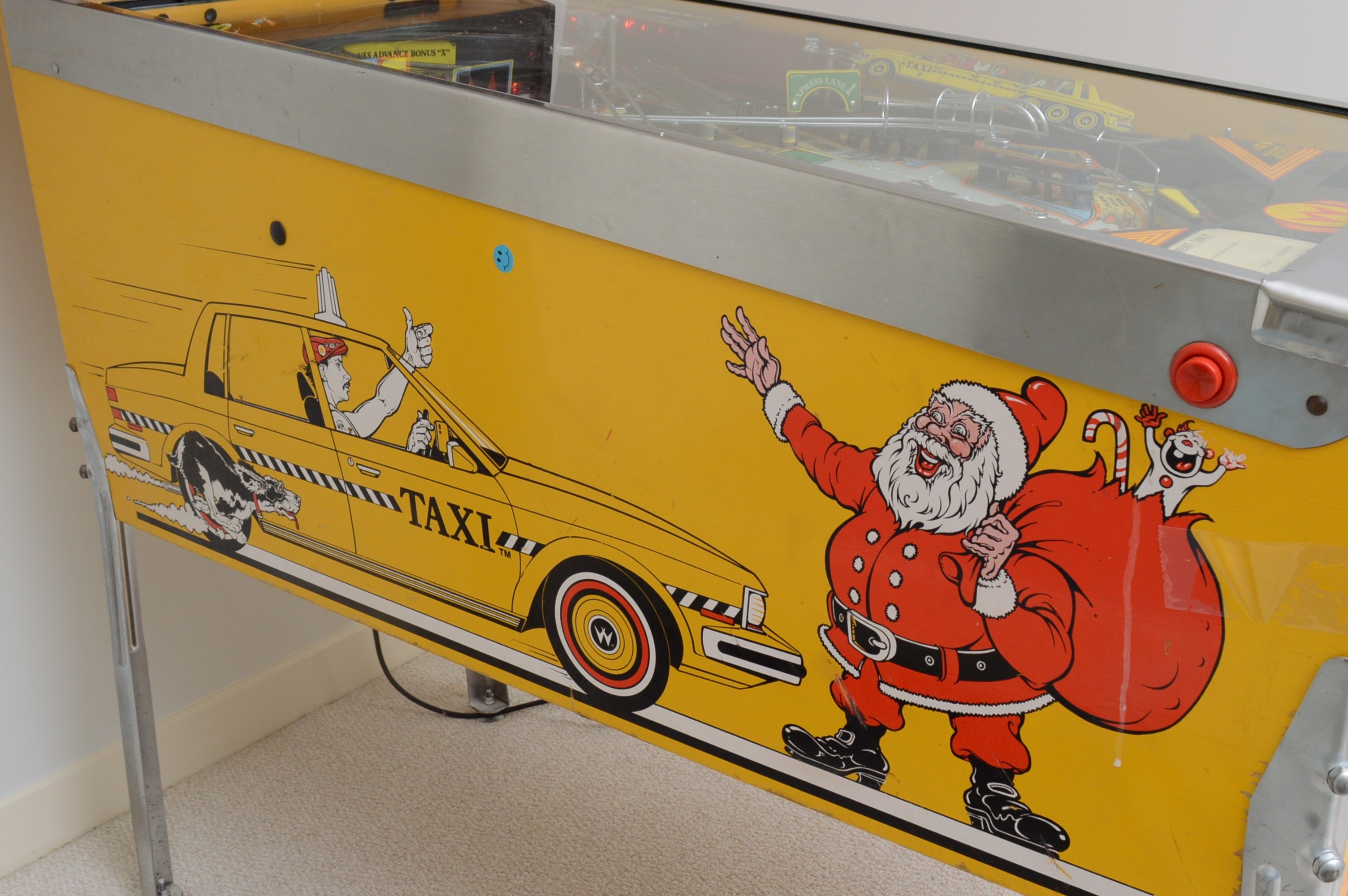 Retro 1988 Williams "Taxi" Pinball Machine