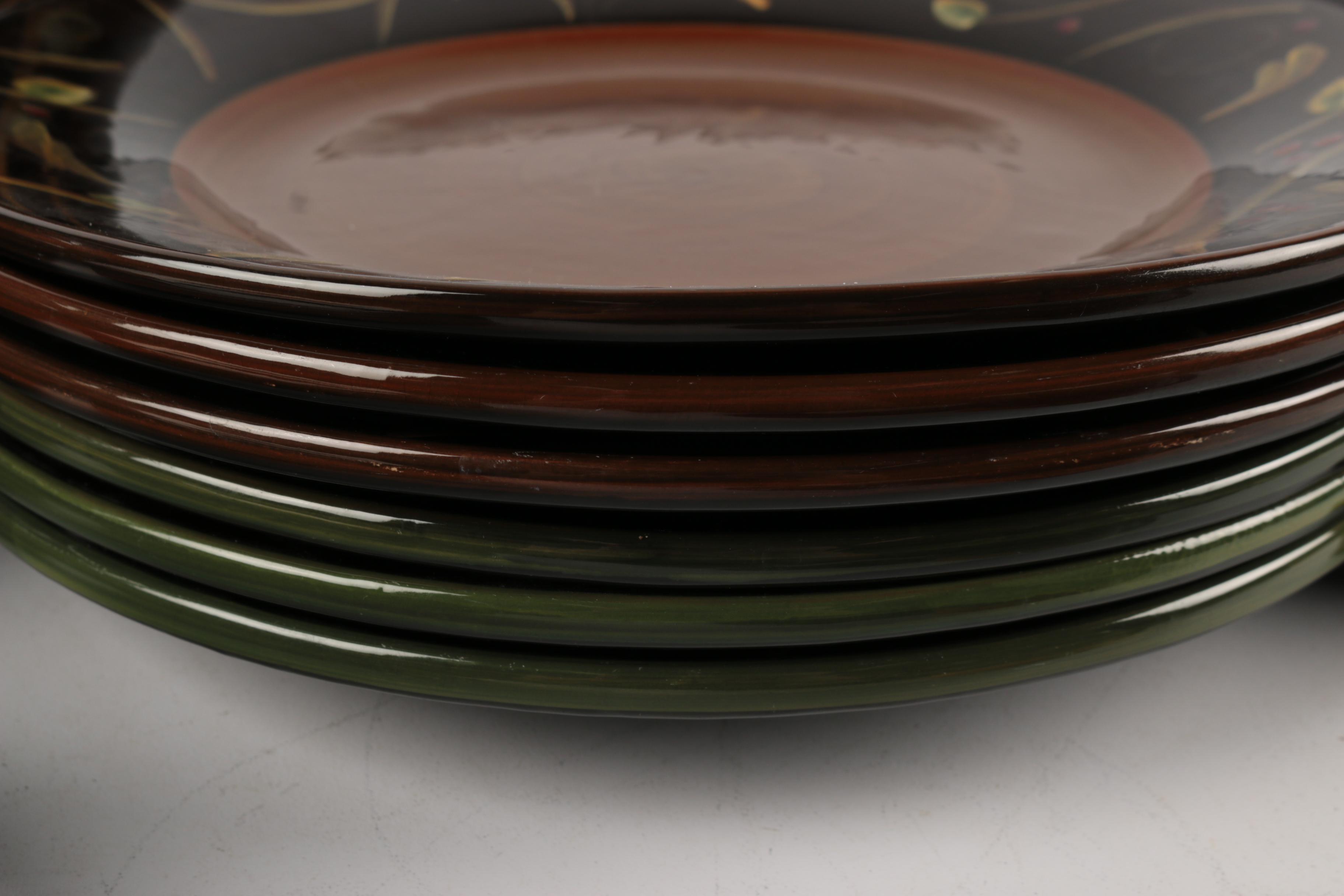 Deb Hrabik for Demdaco "Chocolate Berries" Dinnerware