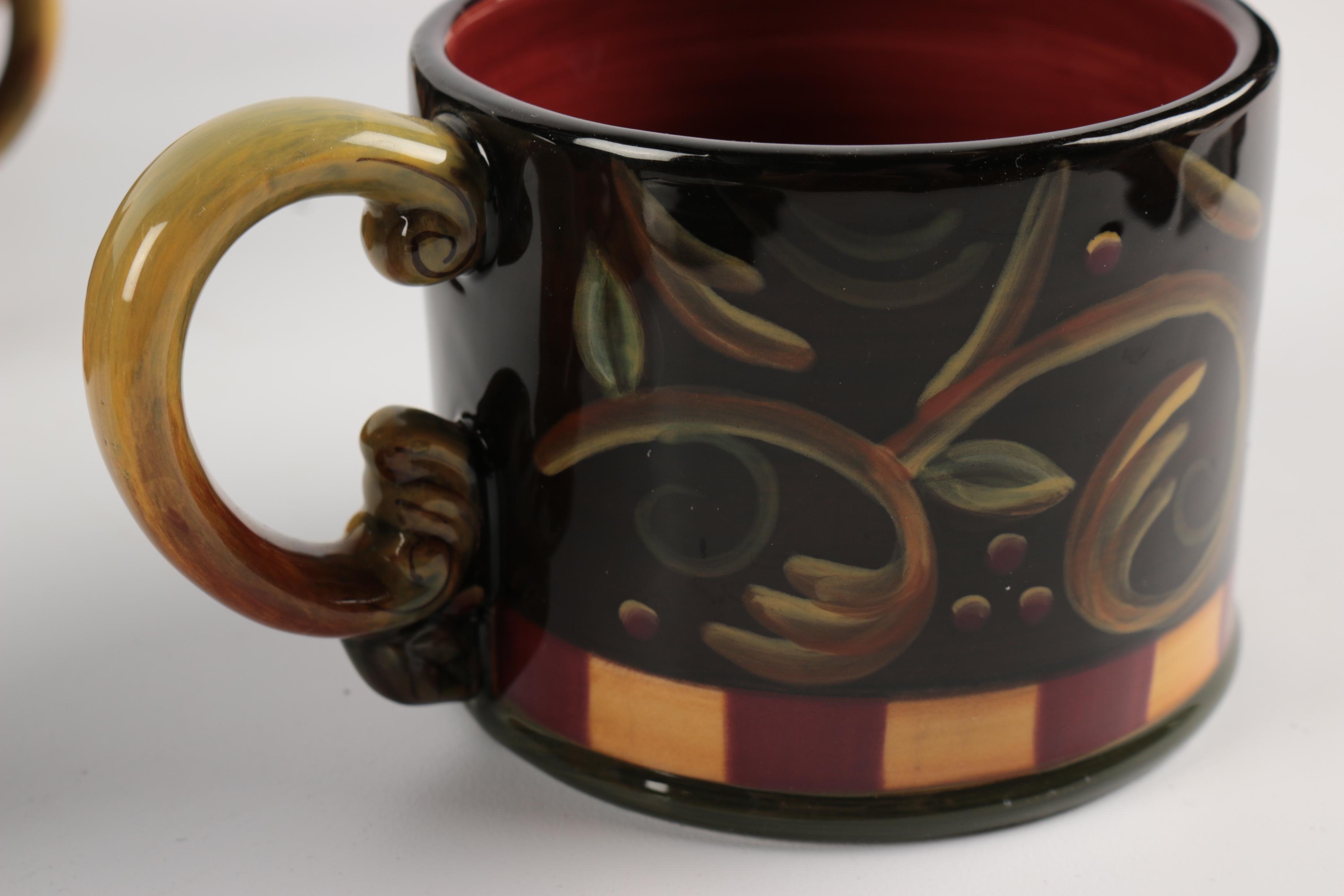 Deb Hrabik for Demdaco "Chocolate Berries" Dinnerware