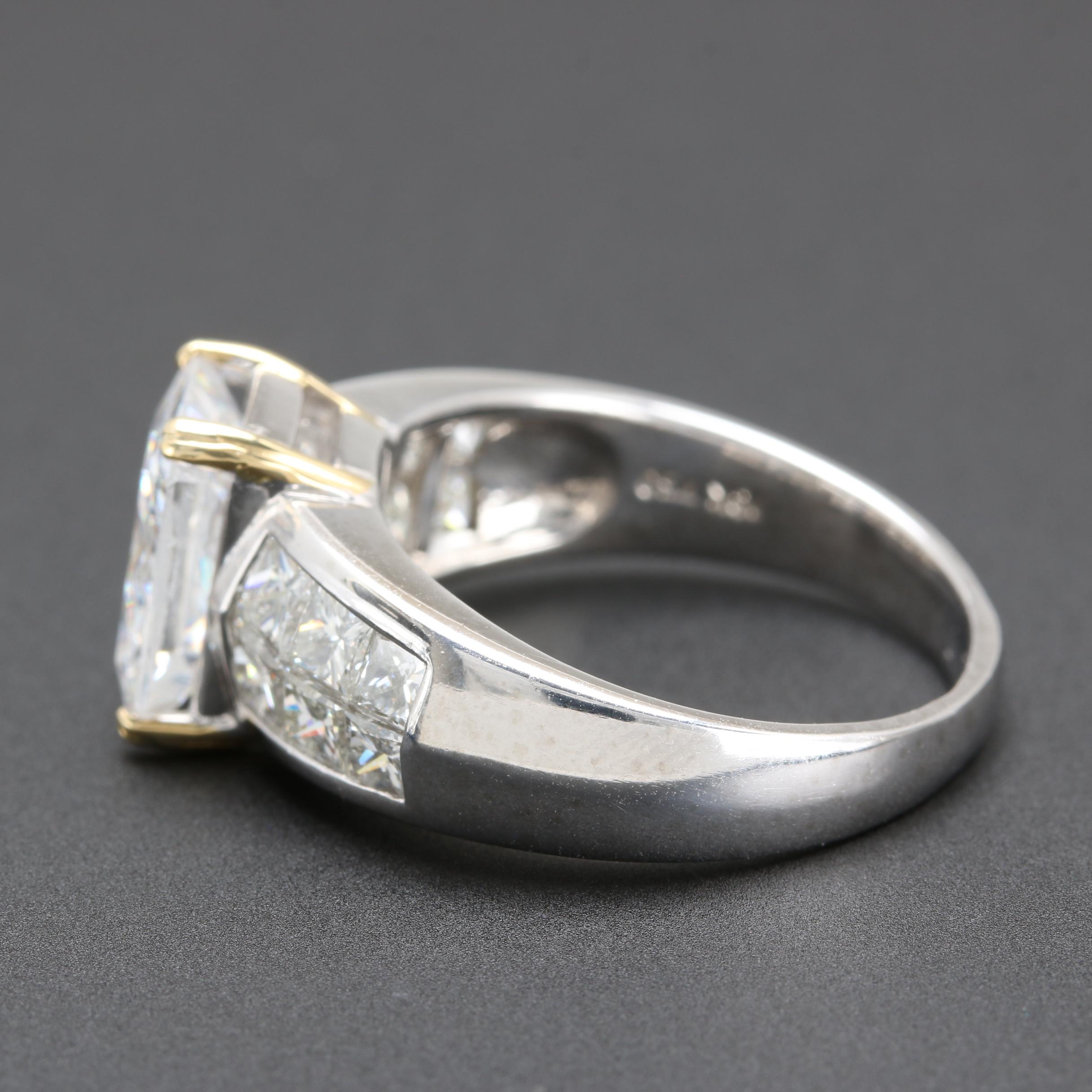 Platinum and 18K White Gold 1.25 CTW Diamond Semi Mount Ring
