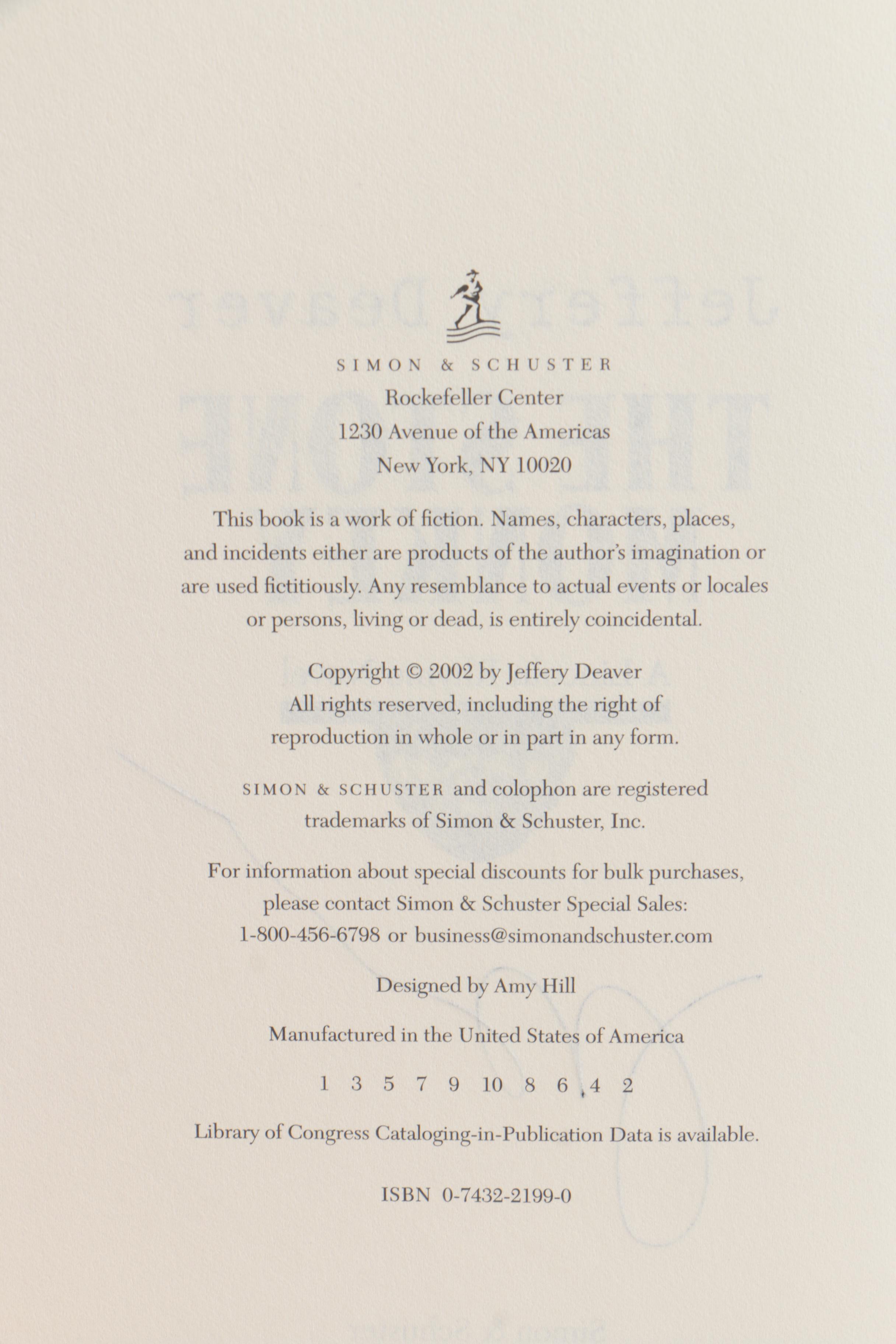 Signed Fiction and Poetry Books including "Looking for Mr. Goodbar" by Rossner