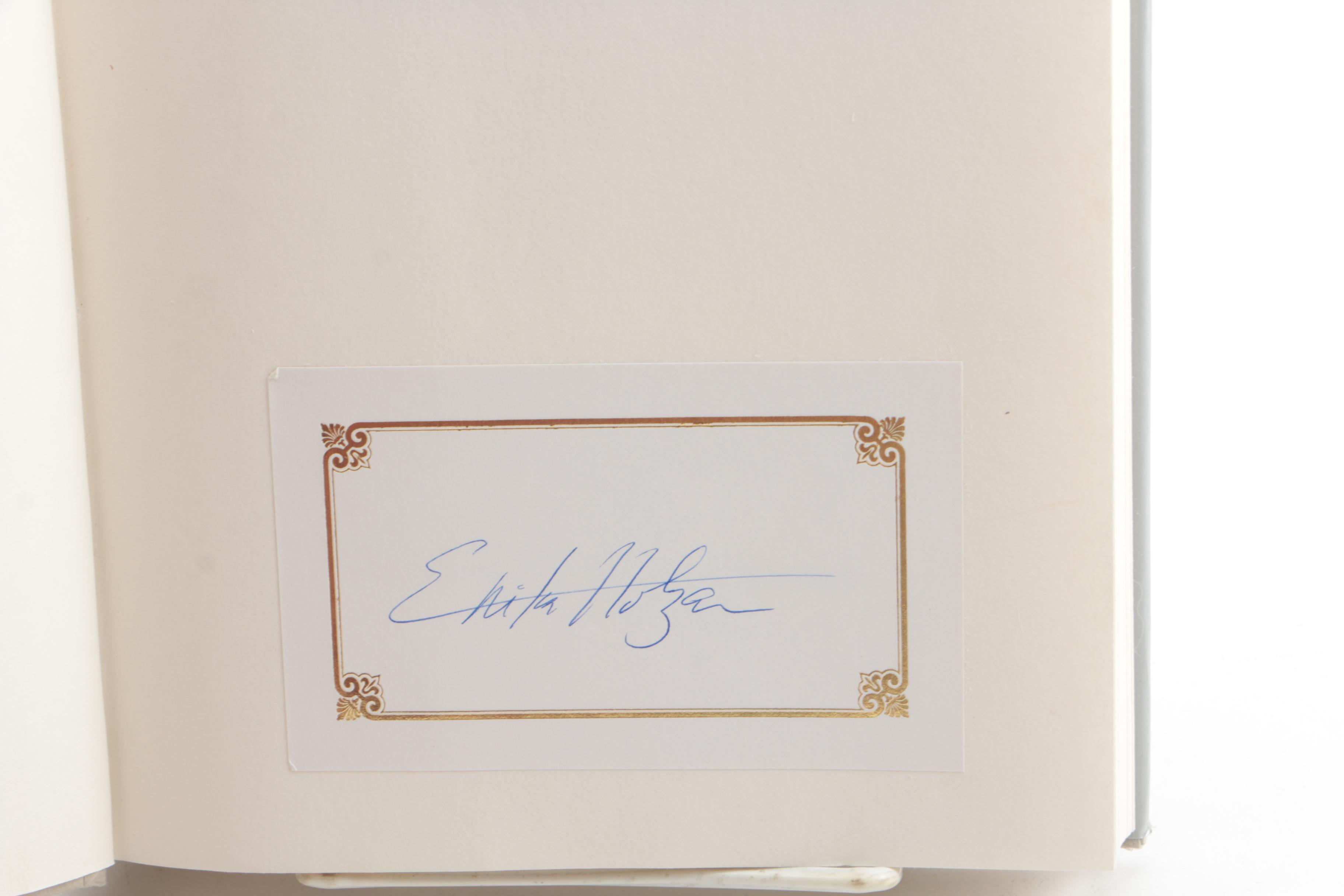 Signed Fiction and Poetry Books including "Looking for Mr. Goodbar" by Rossner