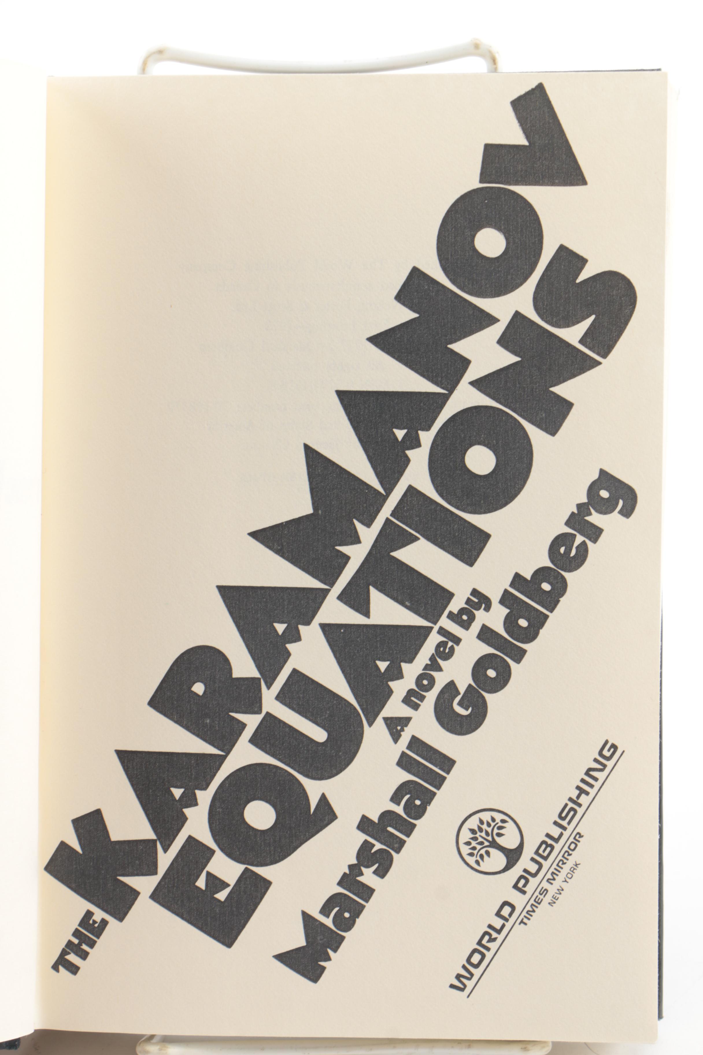 Signed Fiction and Poetry Books including "Looking for Mr. Goodbar" by Rossner