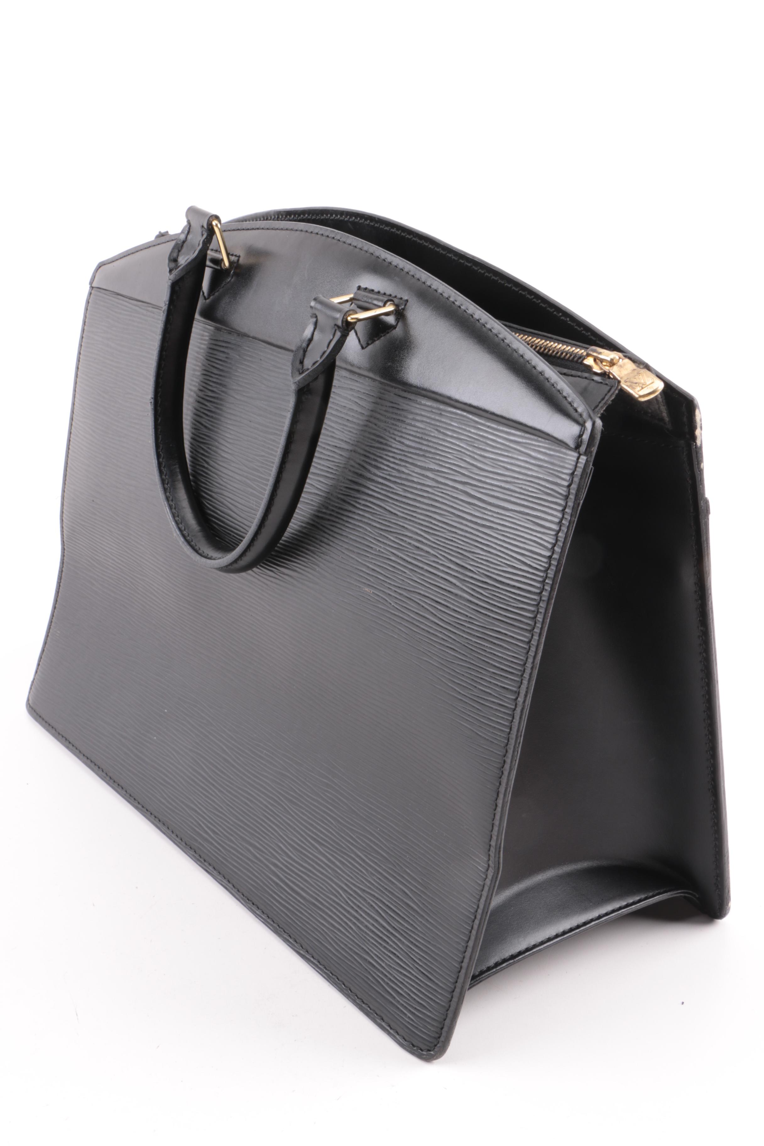 Louis Vuitton Black Epi Leather Riviera Tote