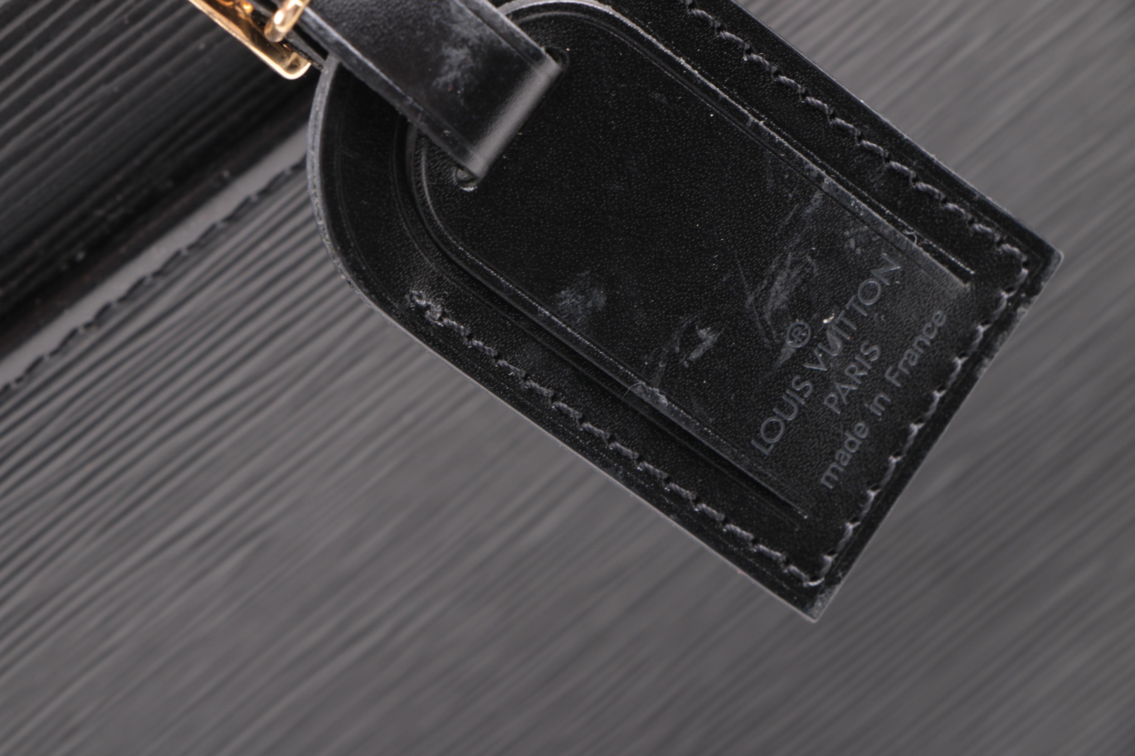 Louis Vuitton Black Epi Leather Riviera Tote