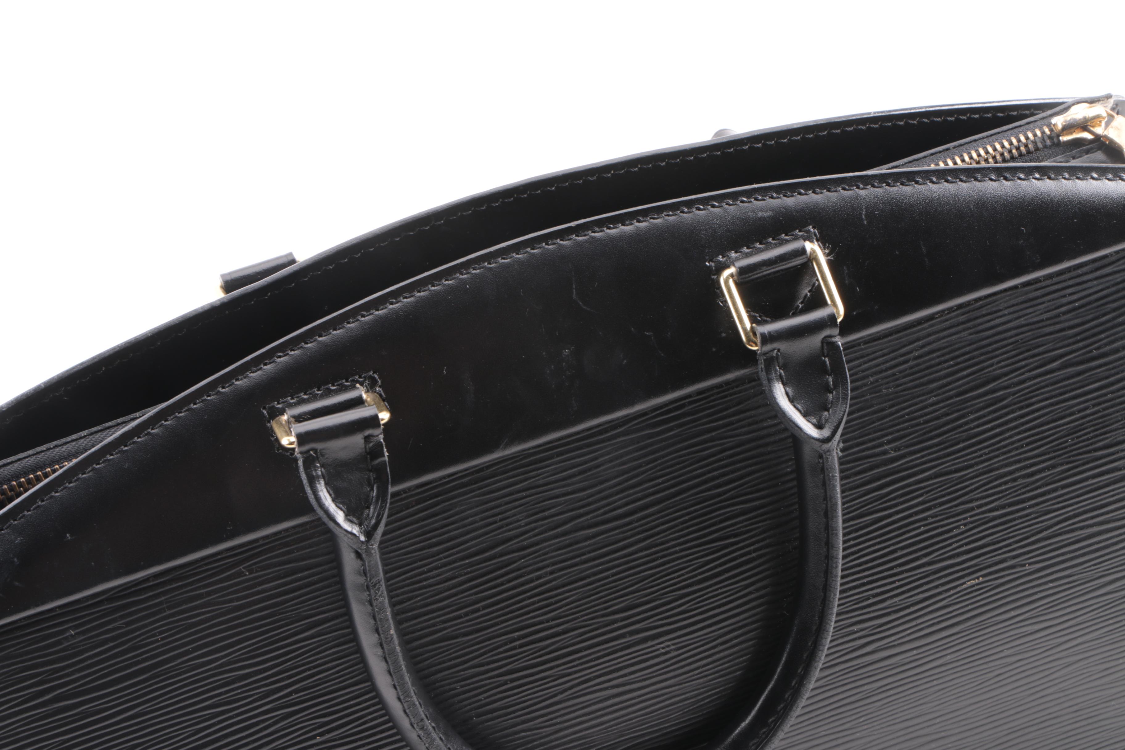 Louis Vuitton Black Epi Leather Riviera Tote