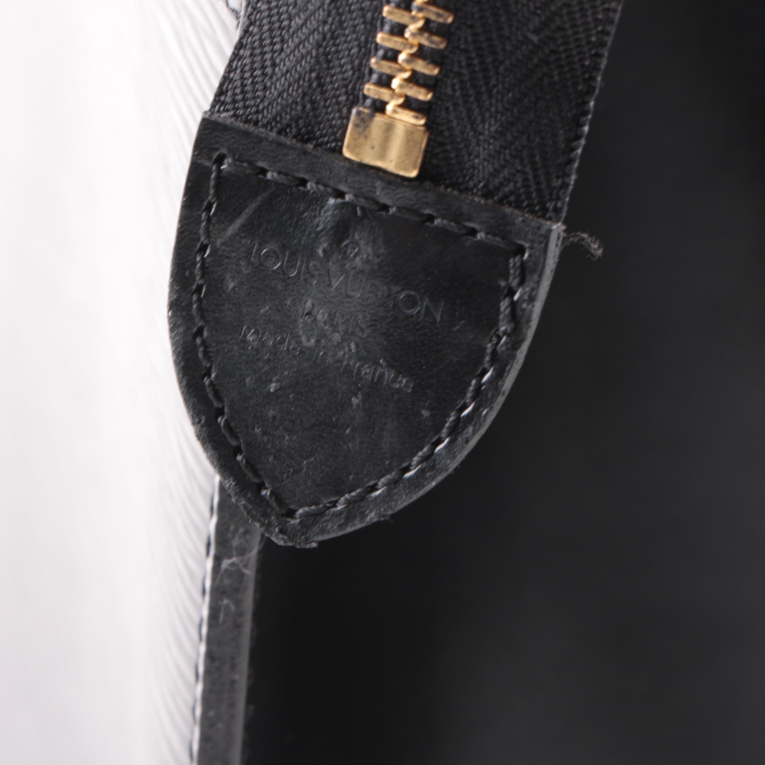 Louis Vuitton Black Epi Leather Riviera Tote