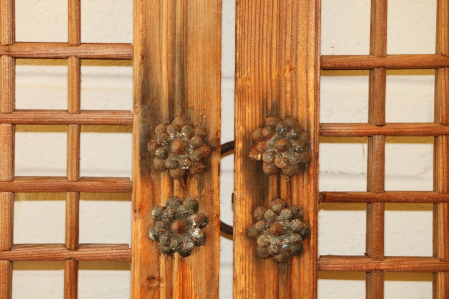 Antique Korean Yi Dynasty Pine Wood Window Shutters