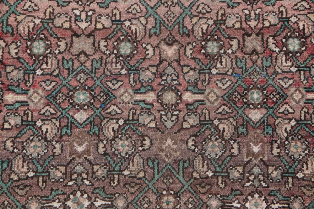 Hand-Knotted Persian Bijar Carpet Runner