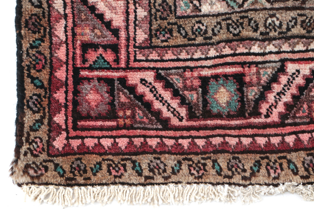 Hand-Knotted Persian Bijar Carpet Runner