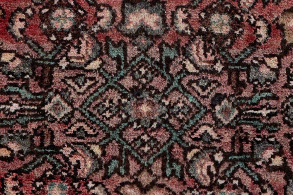 Hand-Knotted Persian Bijar Carpet Runner