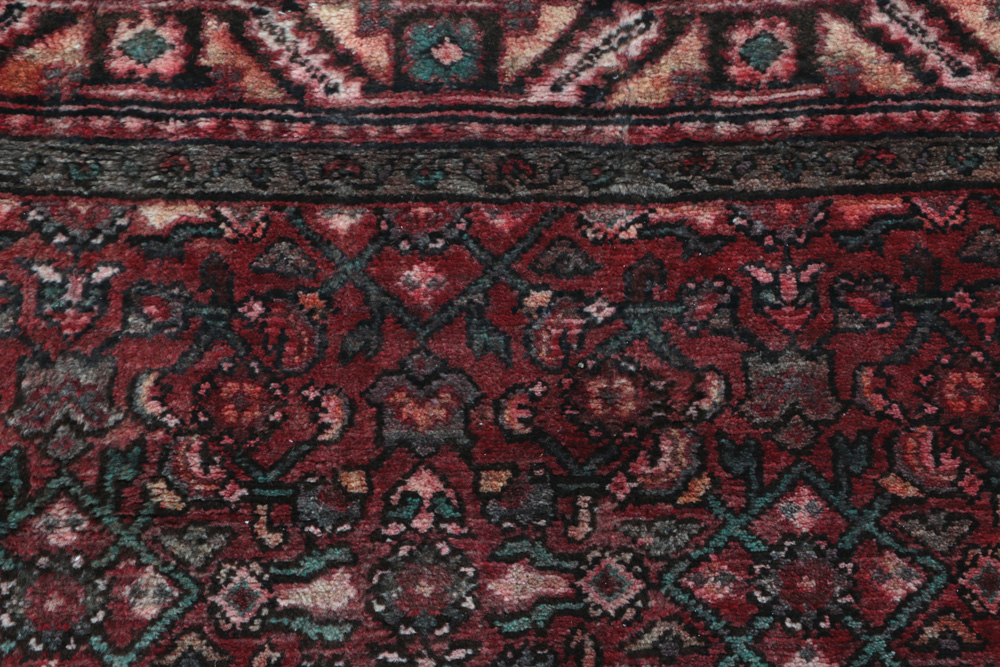 Hand-Knotted Persian Bijar Carpet Runner