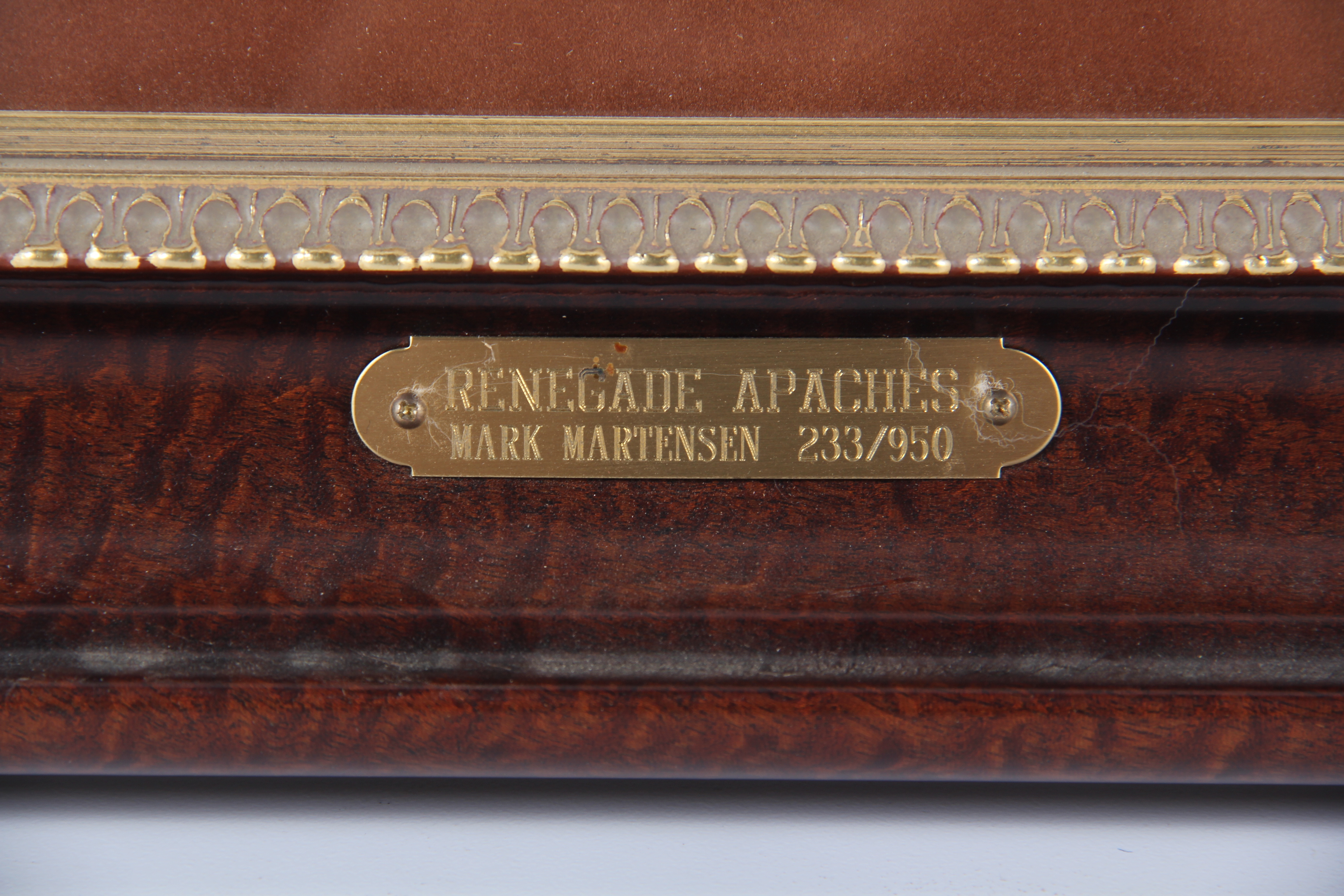 Mark Martensen Limited Edition Offset Lithograph "Renegade Apaches"