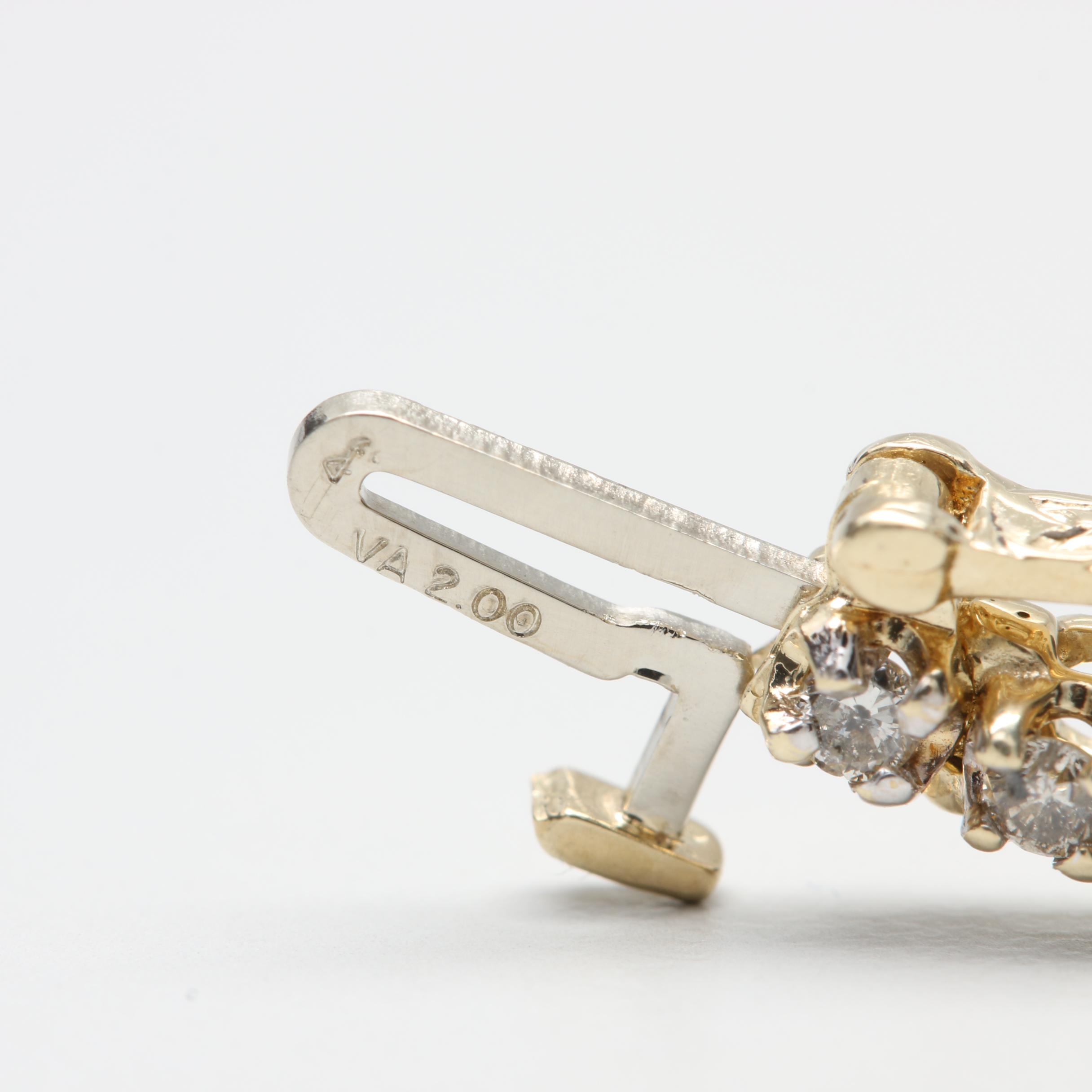 10K Yellow Gold 1.89 CTW Diamond Tennis Bracelet