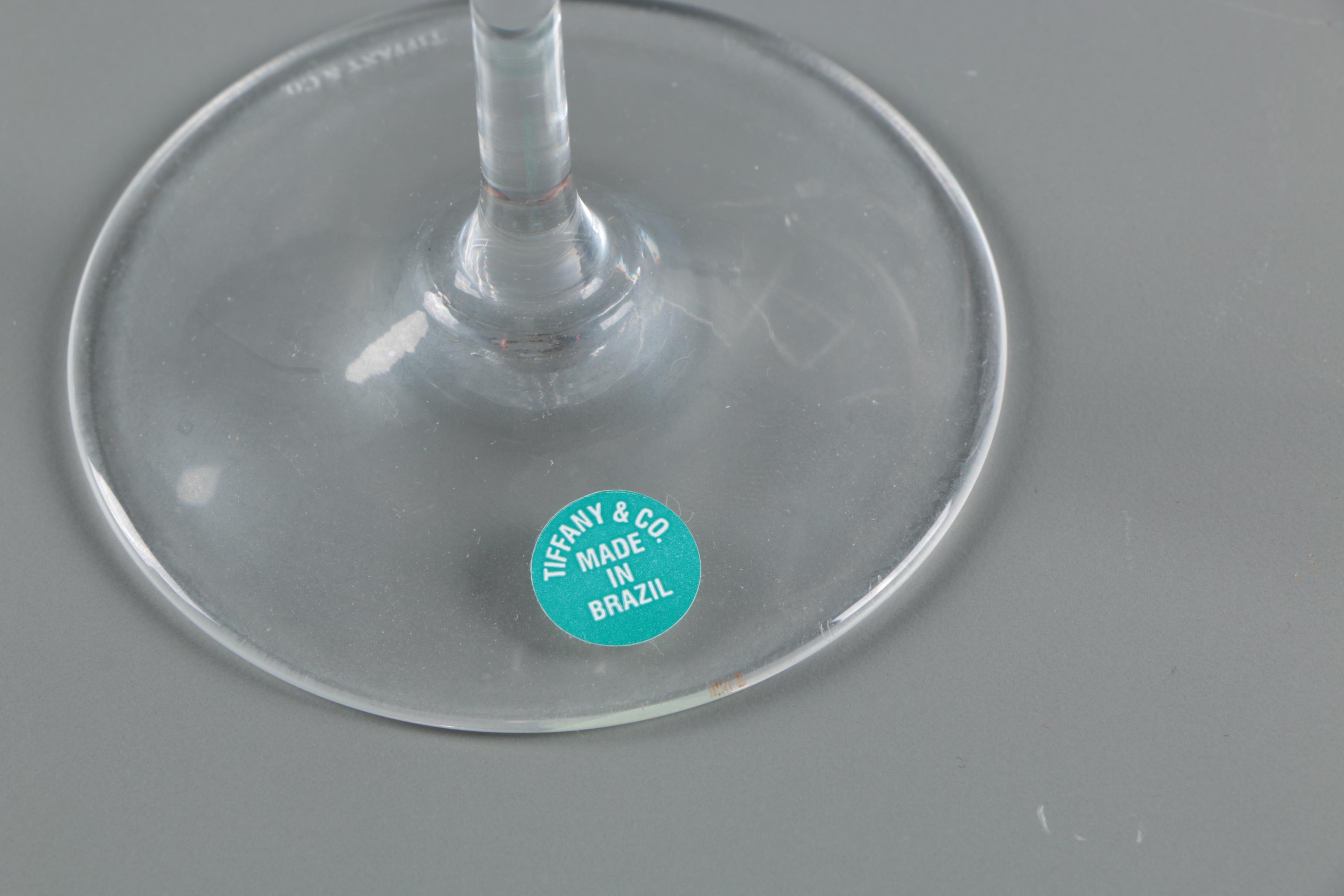 Tiffany & Co. Crystal "Millennium" Champagne Flutes