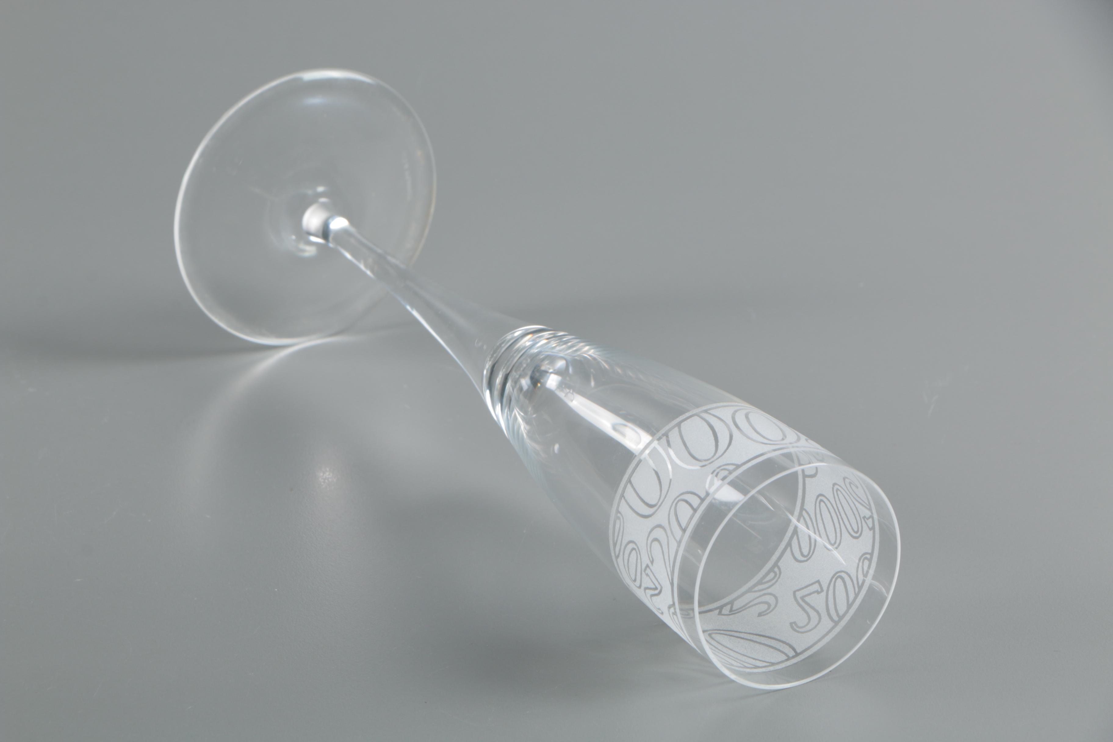 Tiffany & Co. Crystal "Millennium" Champagne Flutes