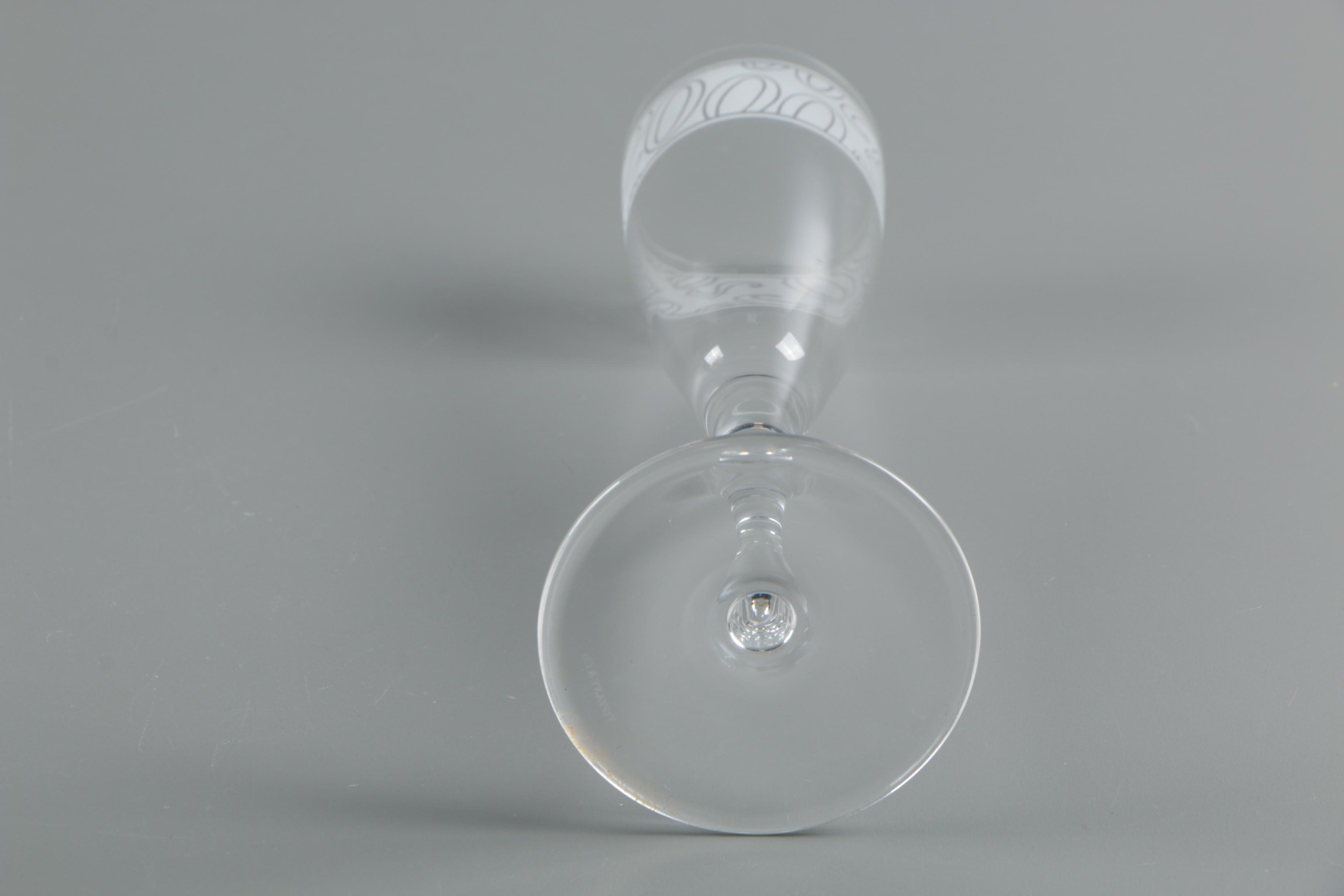 Tiffany & Co. Crystal "Millennium" Champagne Flutes