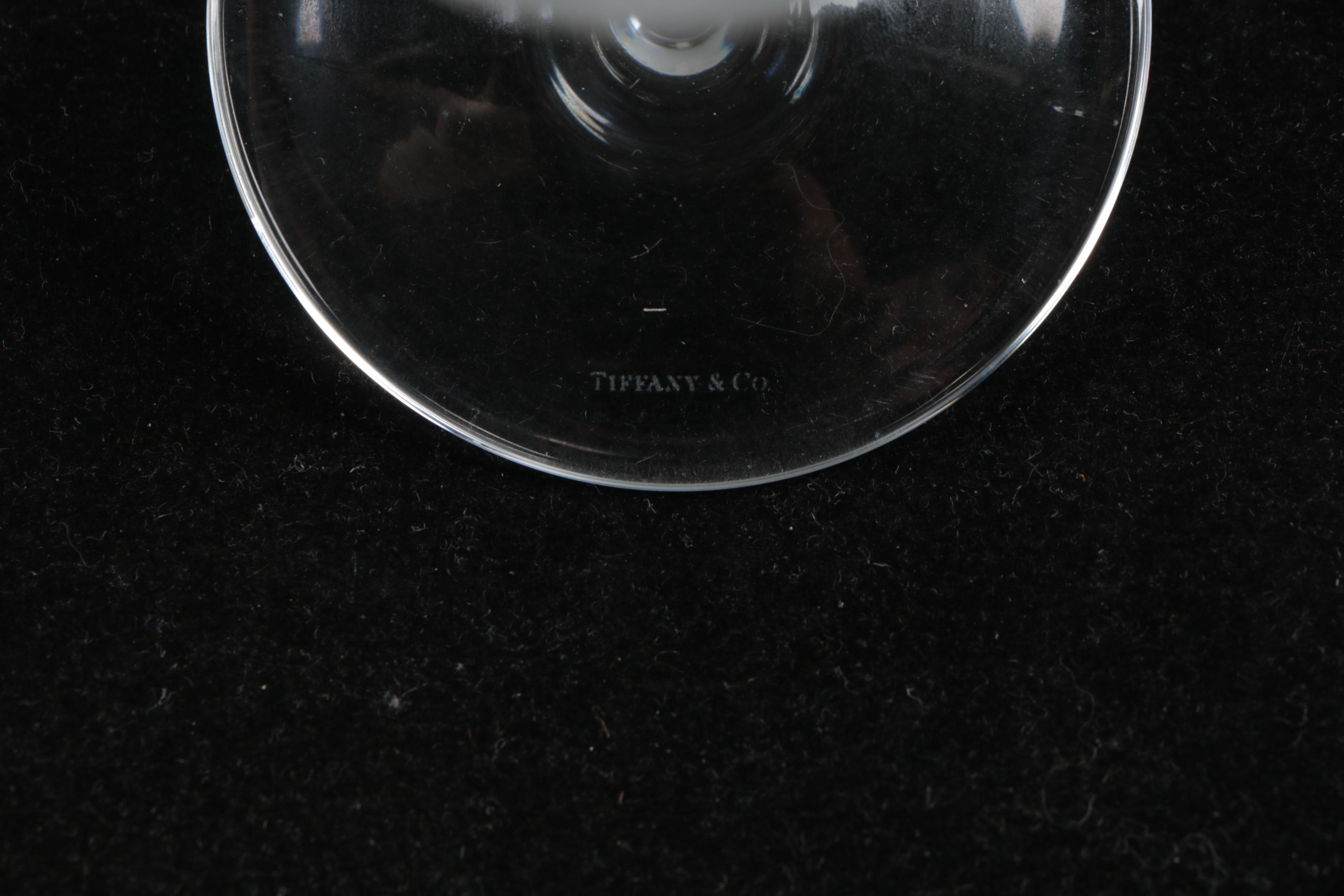 Tiffany & Co. Crystal "Millennium" Champagne Flutes