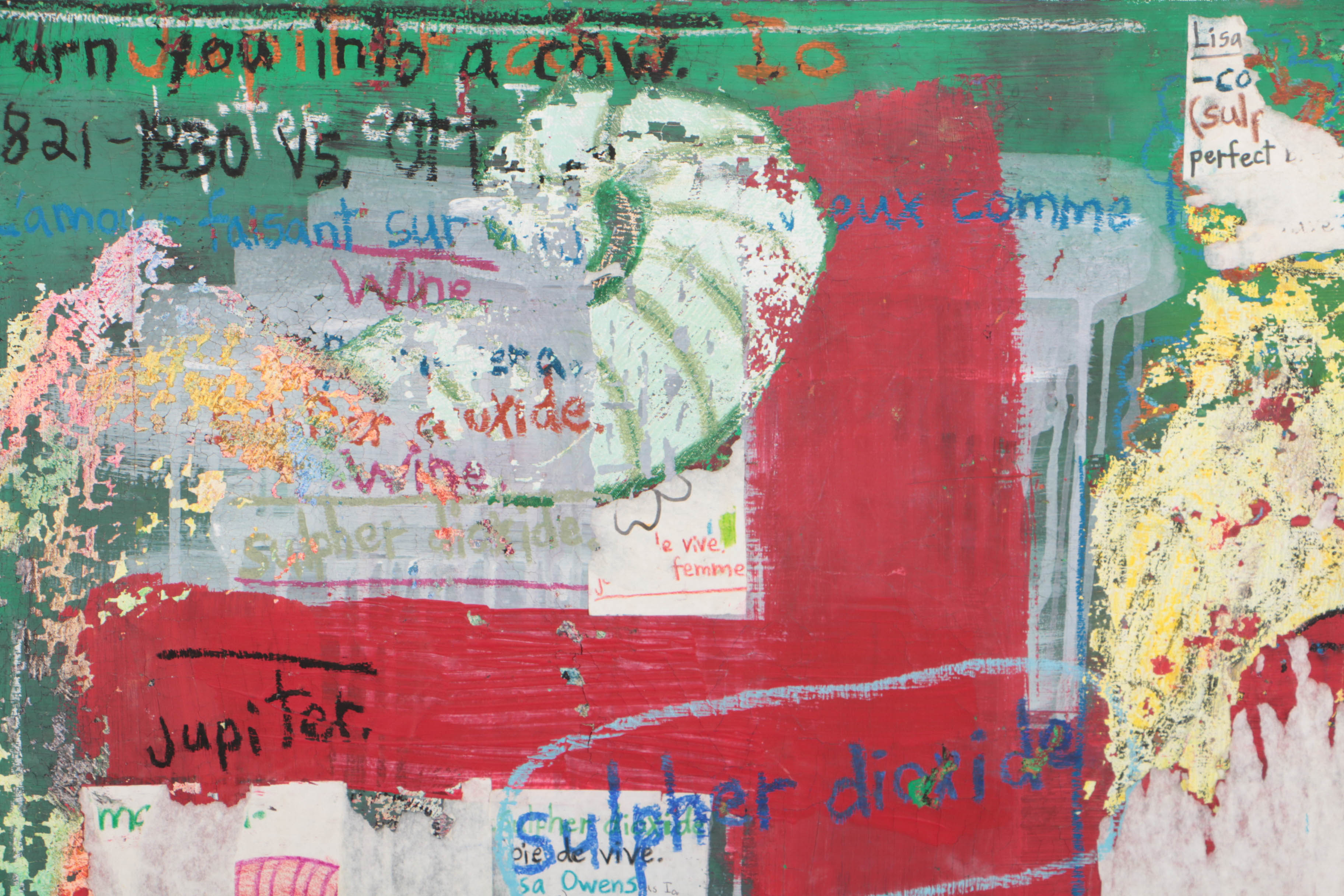 Adam Maloney 2001 Mixed Media on Canvas "Jupiter and Io"