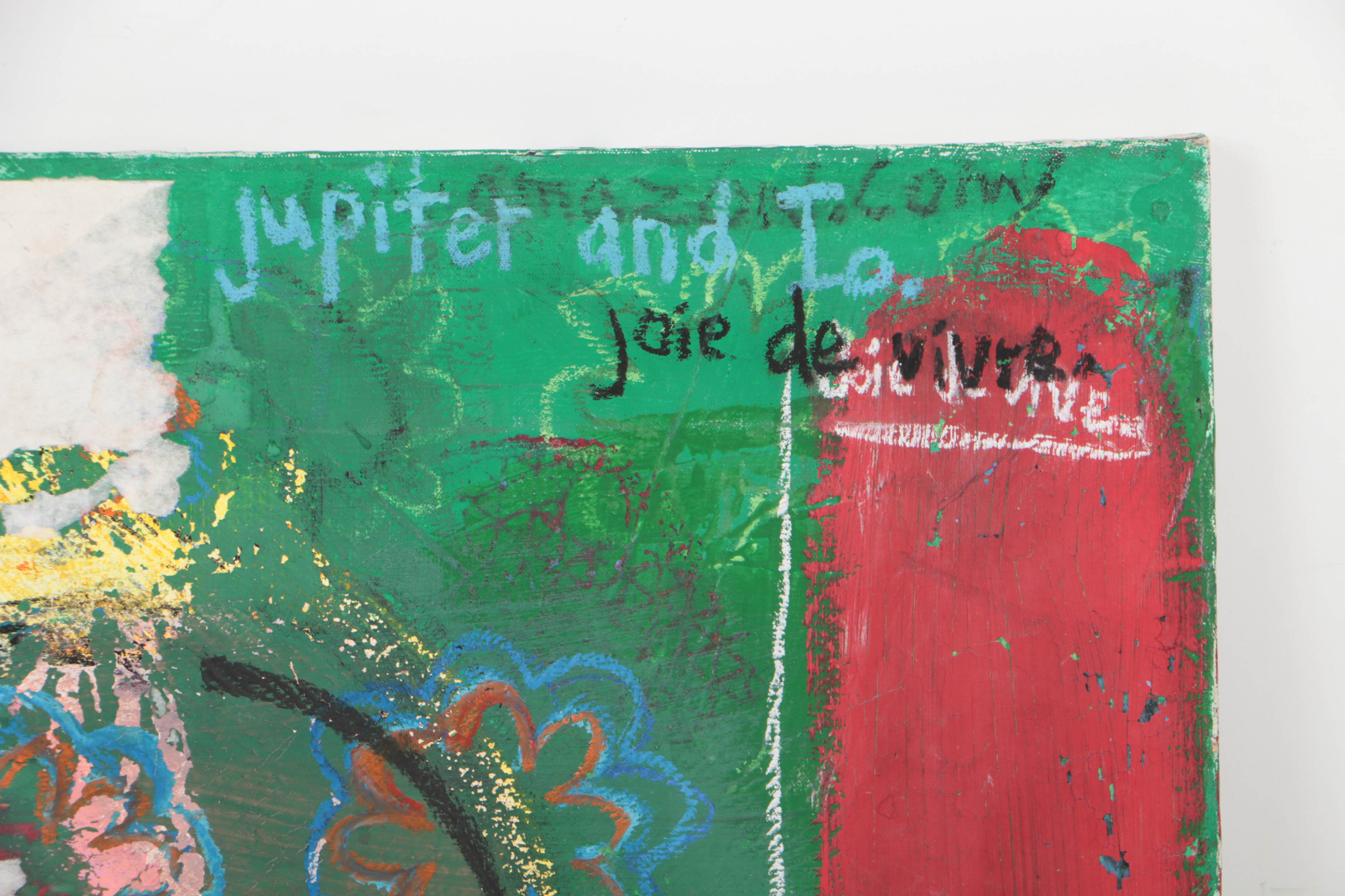 Adam Maloney 2001 Mixed Media on Canvas "Jupiter and Io"